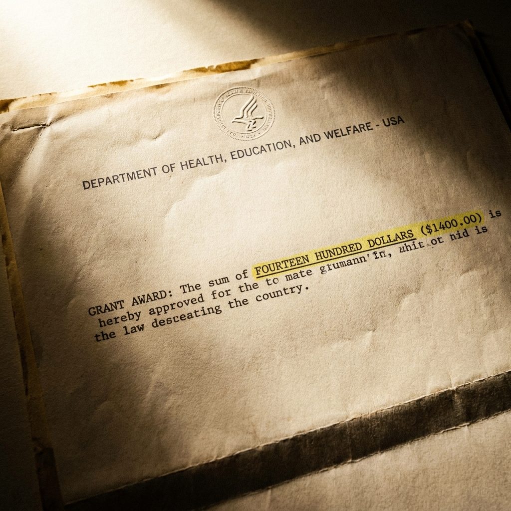 Basic Educational Opportunity Grant: Up to About $1,400 in 1975