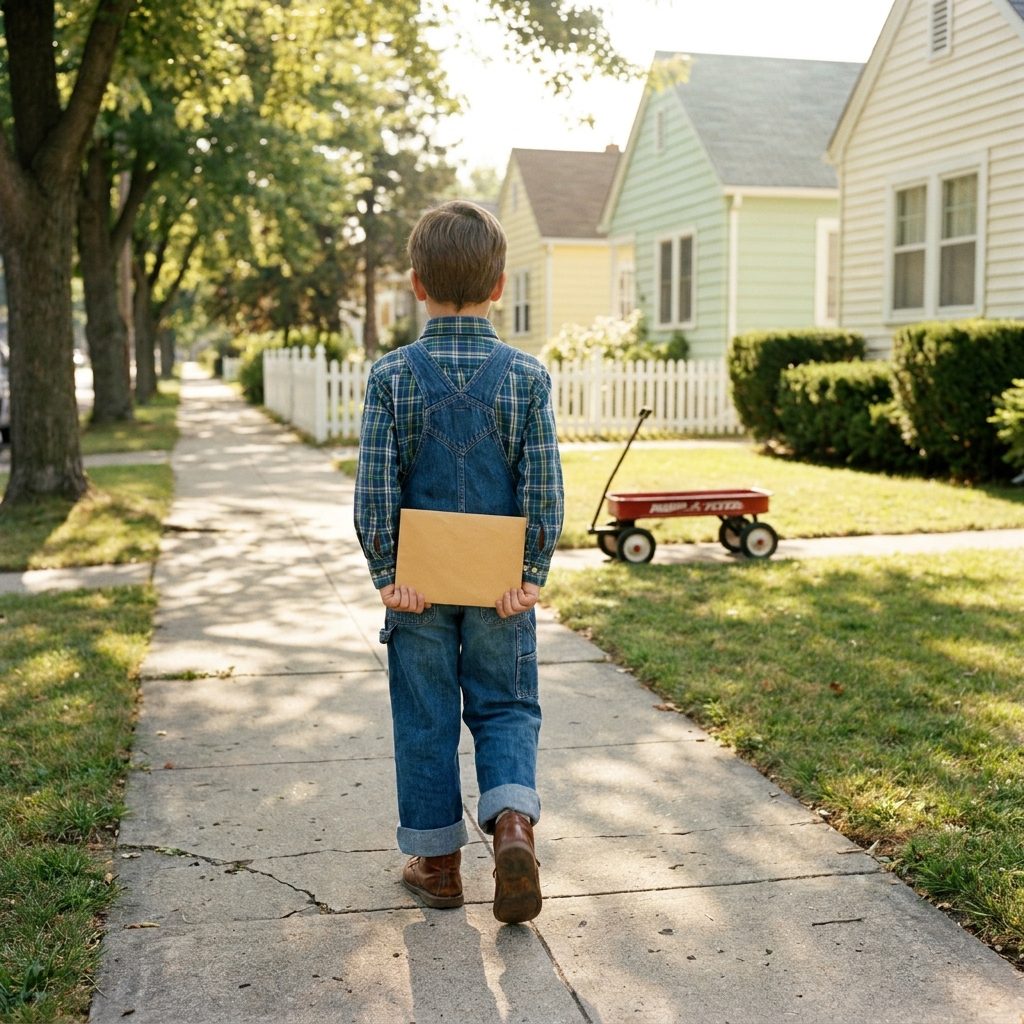 Sending the Kids Down the Block With an Envelope of Counted Cash for the Neighbor's Loan