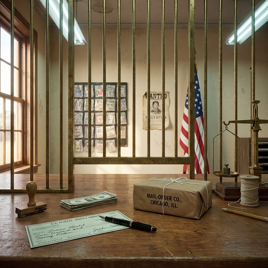 Sending a Money Order Through the Post Office for Anything by Mail