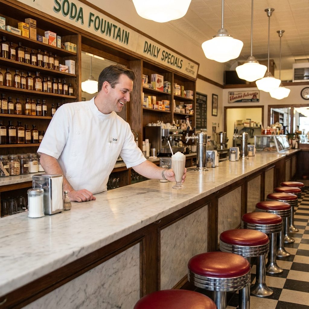 The Soda Fountain Pharmacist Who Mixed Your Malted and Filled Your Prescription