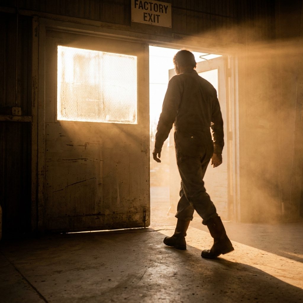 The Specific Way You Walked Out of Work on the First Real Payday, Slower, Somehow