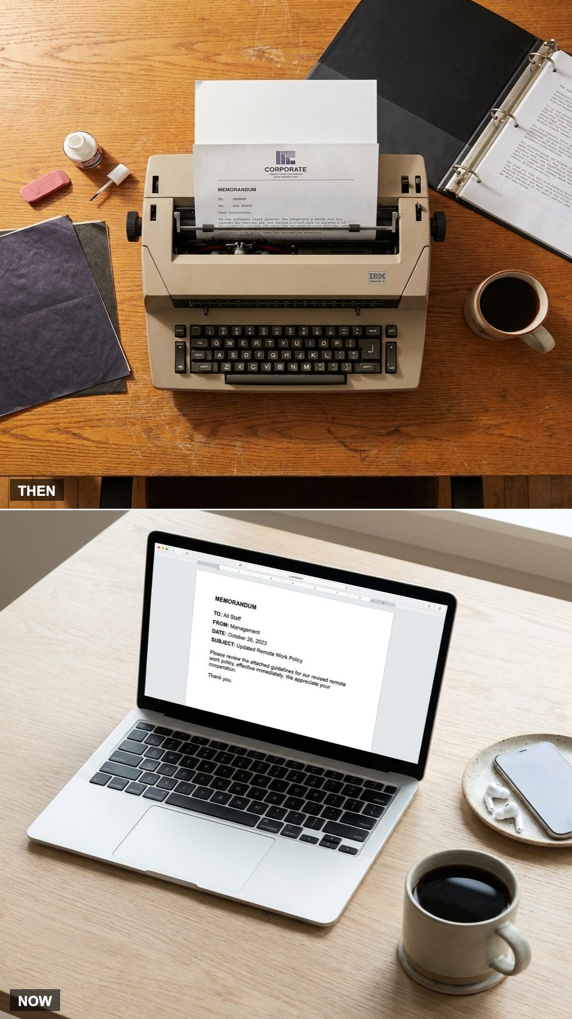 Typewriters That Clacked Down the Hall