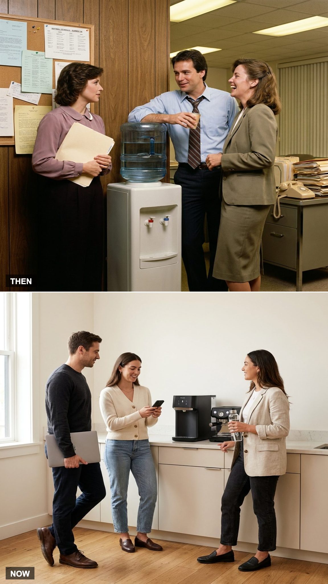 The Water Cooler: Where the Real Meetings Happened