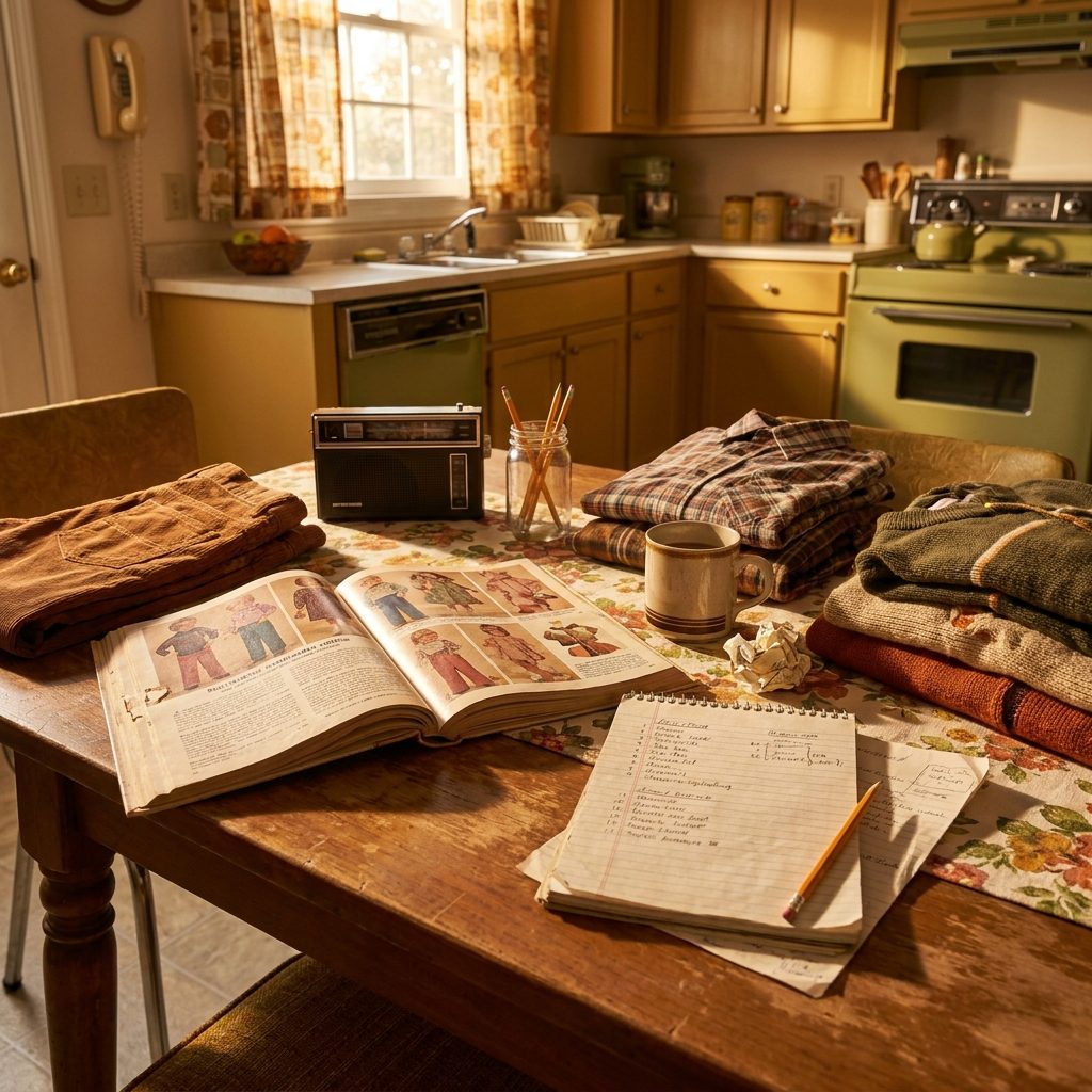 Back-to-School Shopping Done at the Kitchen Table
