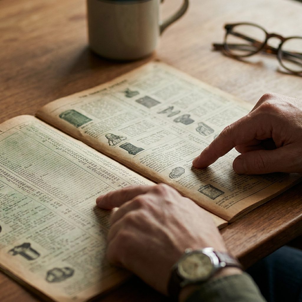Comparing Prices Page by Page Before You Committed a Dime