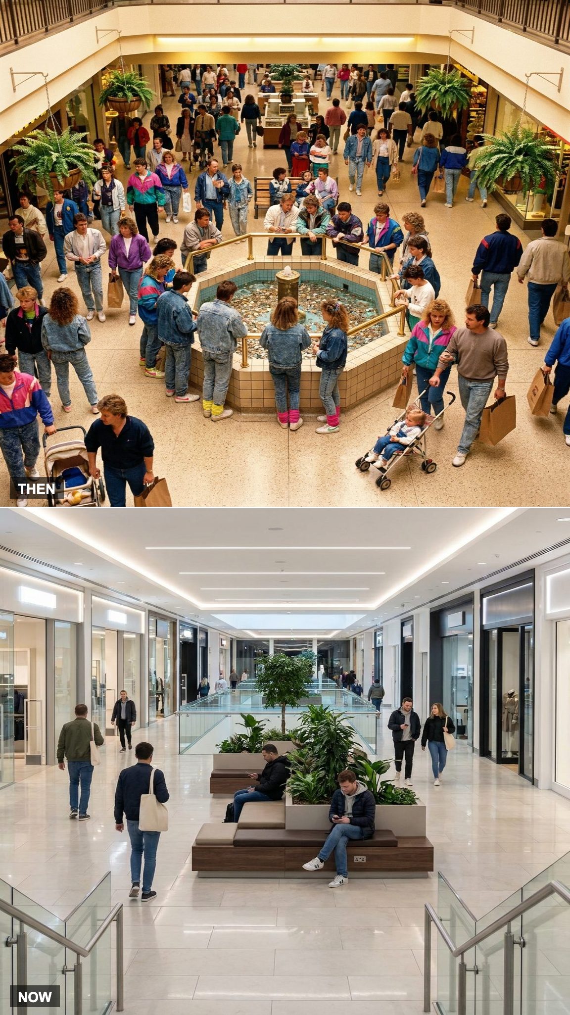 Crowded Weekend Shopping