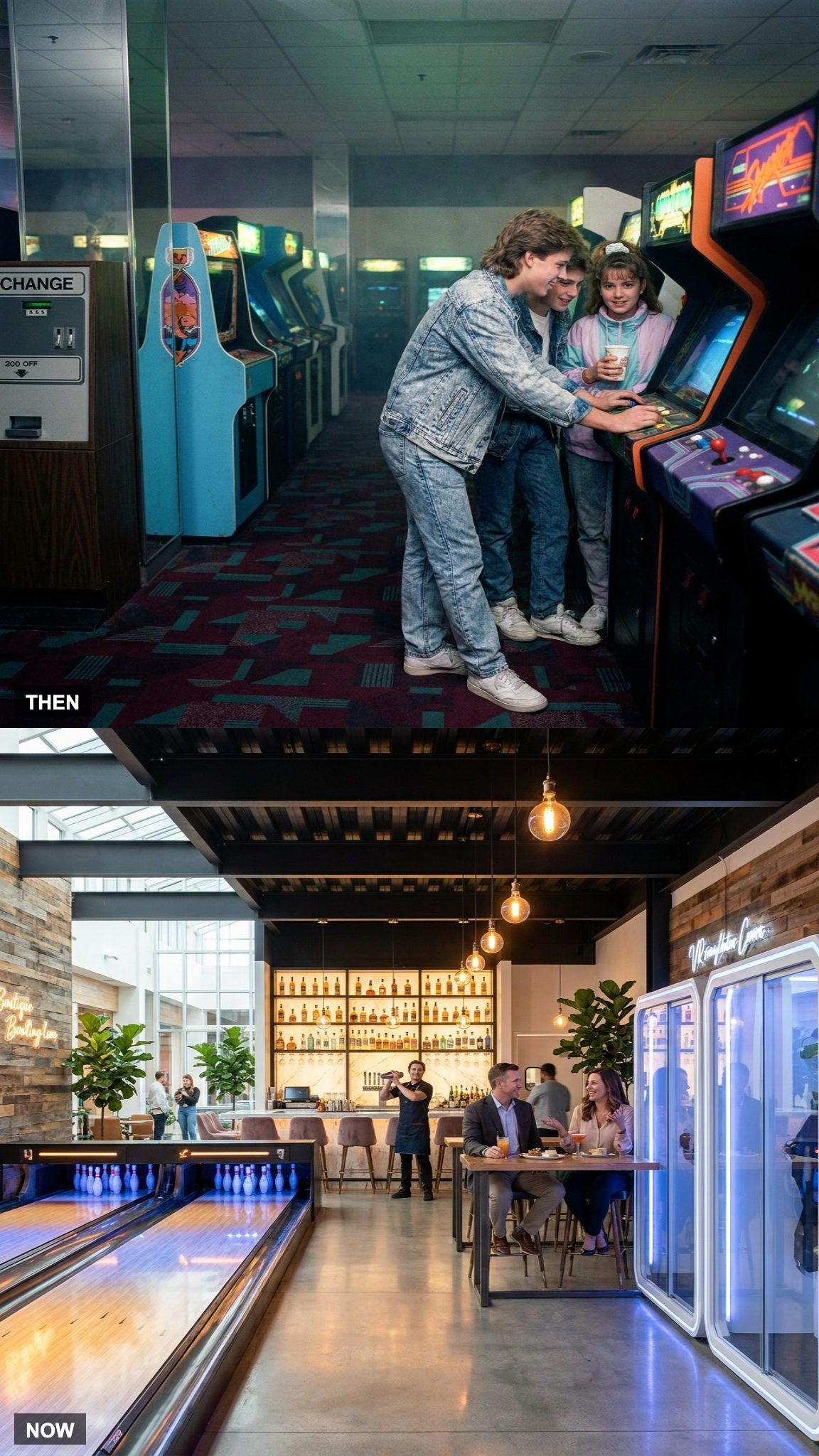 The Quarter Arcade vs. the Entertainment Complex