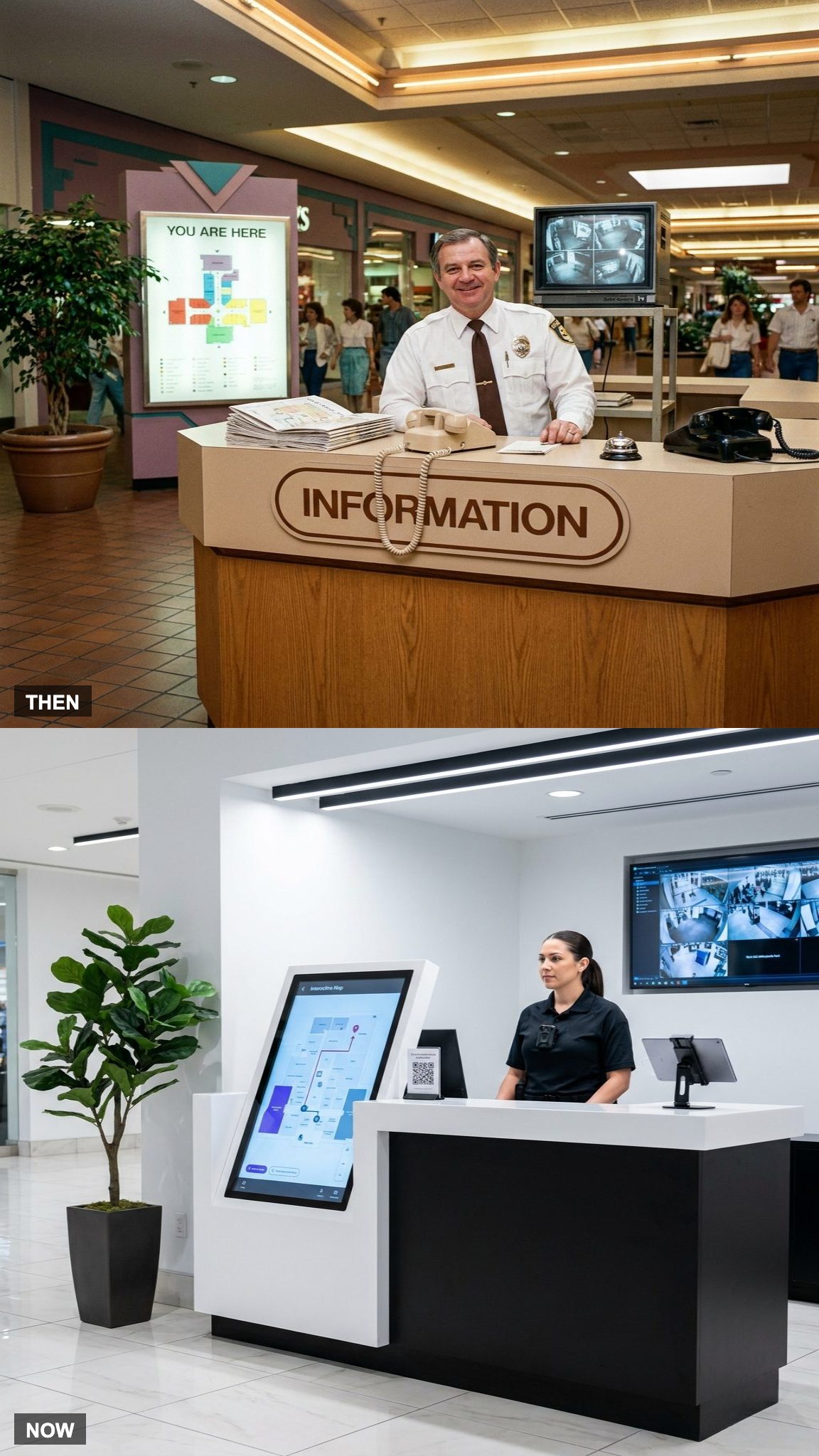 Mall Security and Information Desks