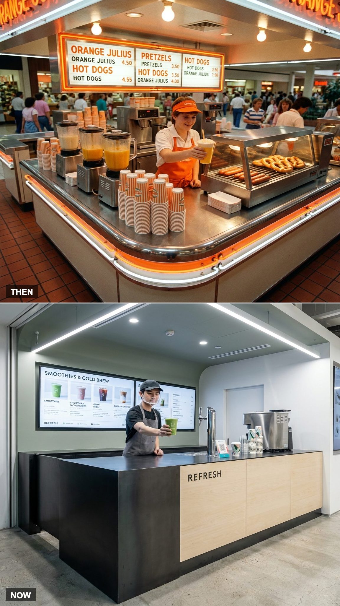 Orange Julius and Snack Counters