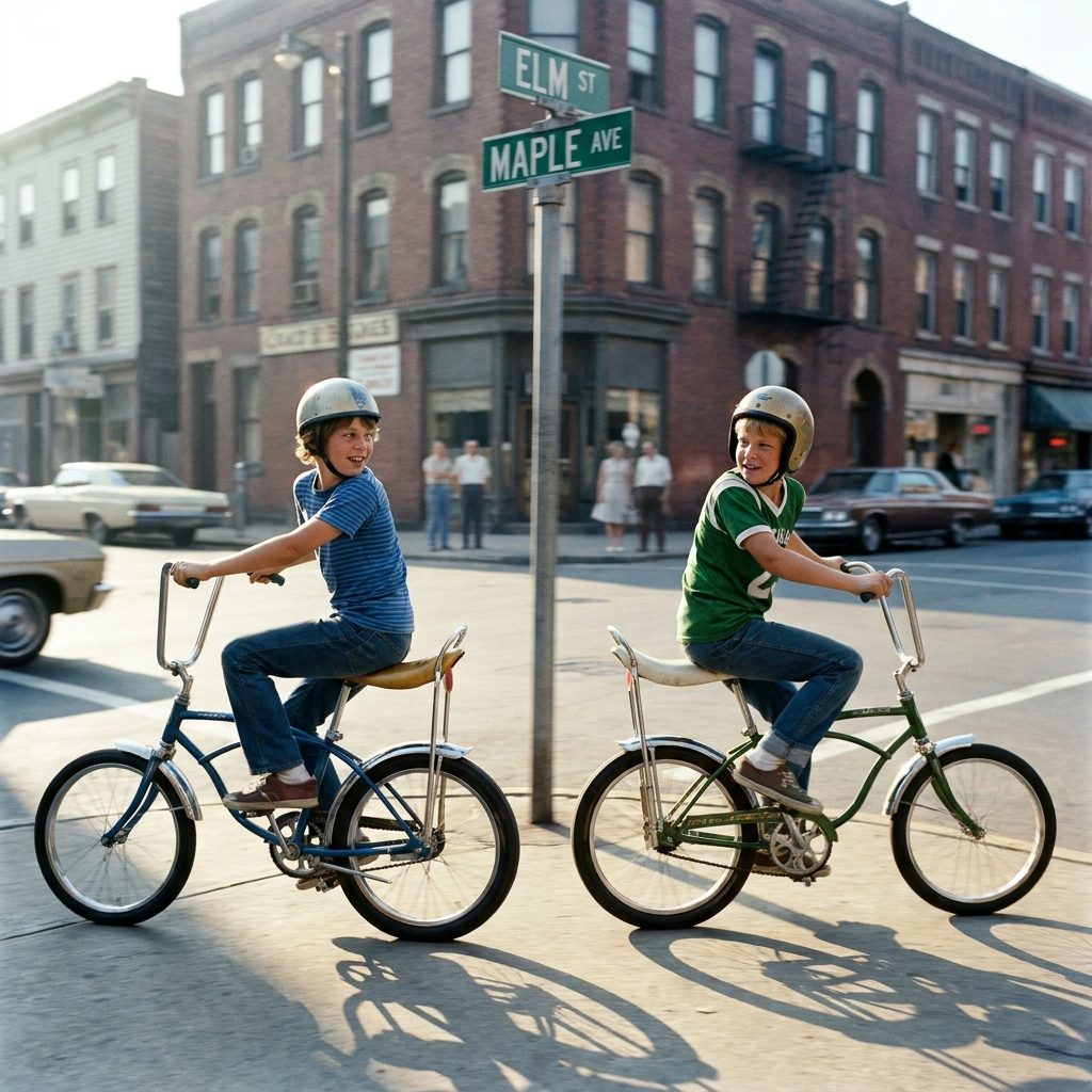 Racing the Kid Two Streets Over