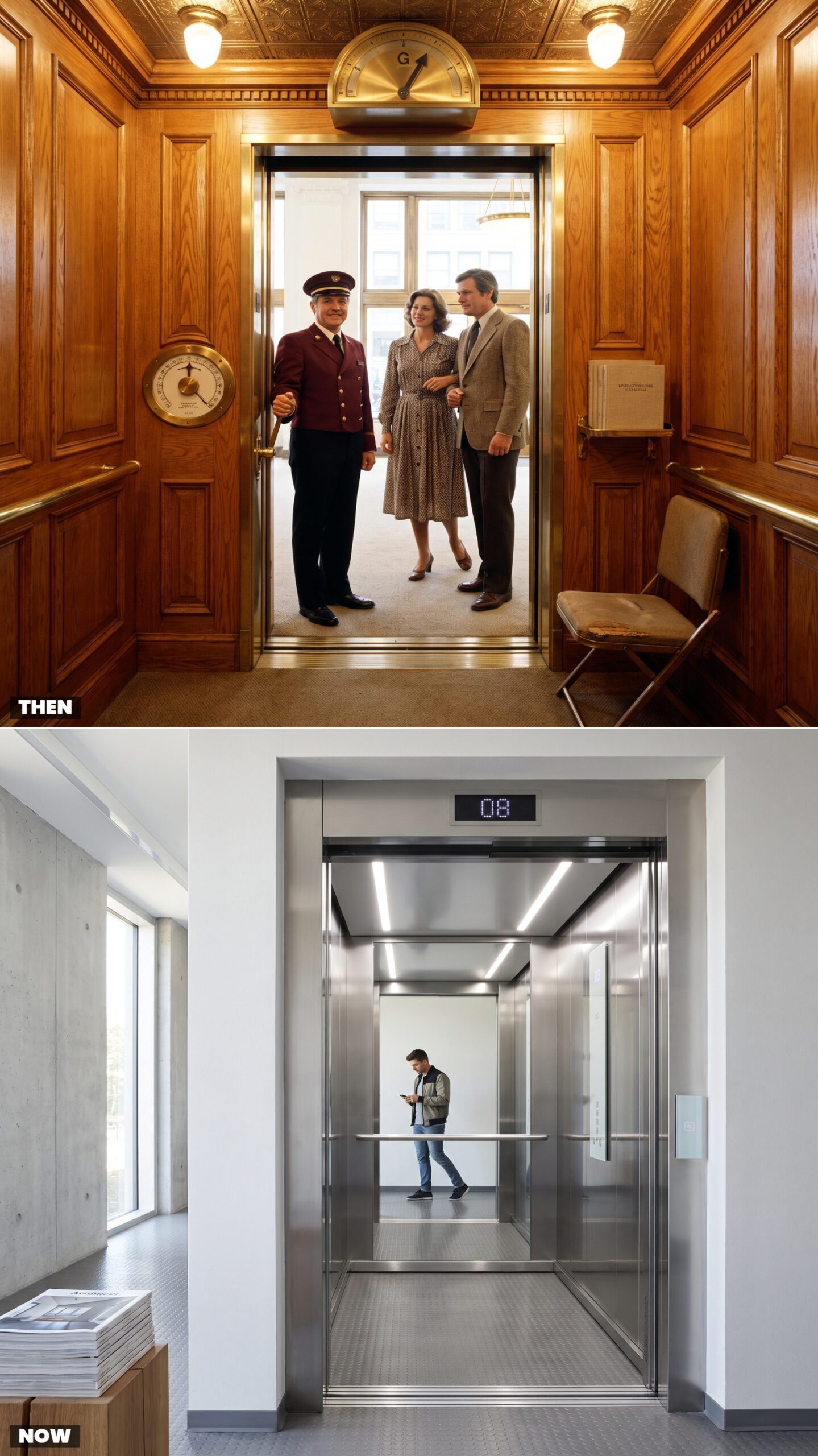 The Attended Passenger Elevator