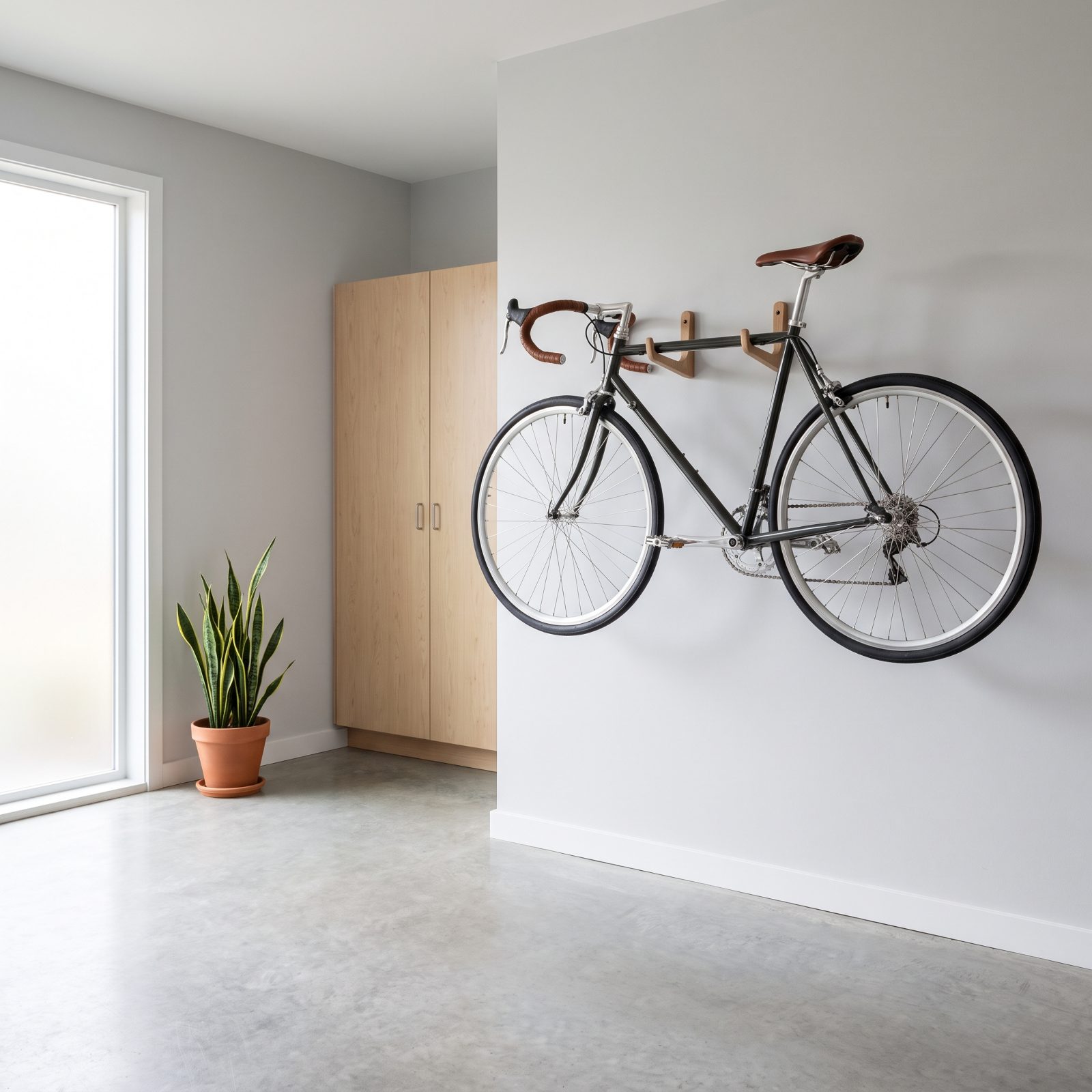 The Bicycle Rack vs. Bicycles Parked in the Hallway