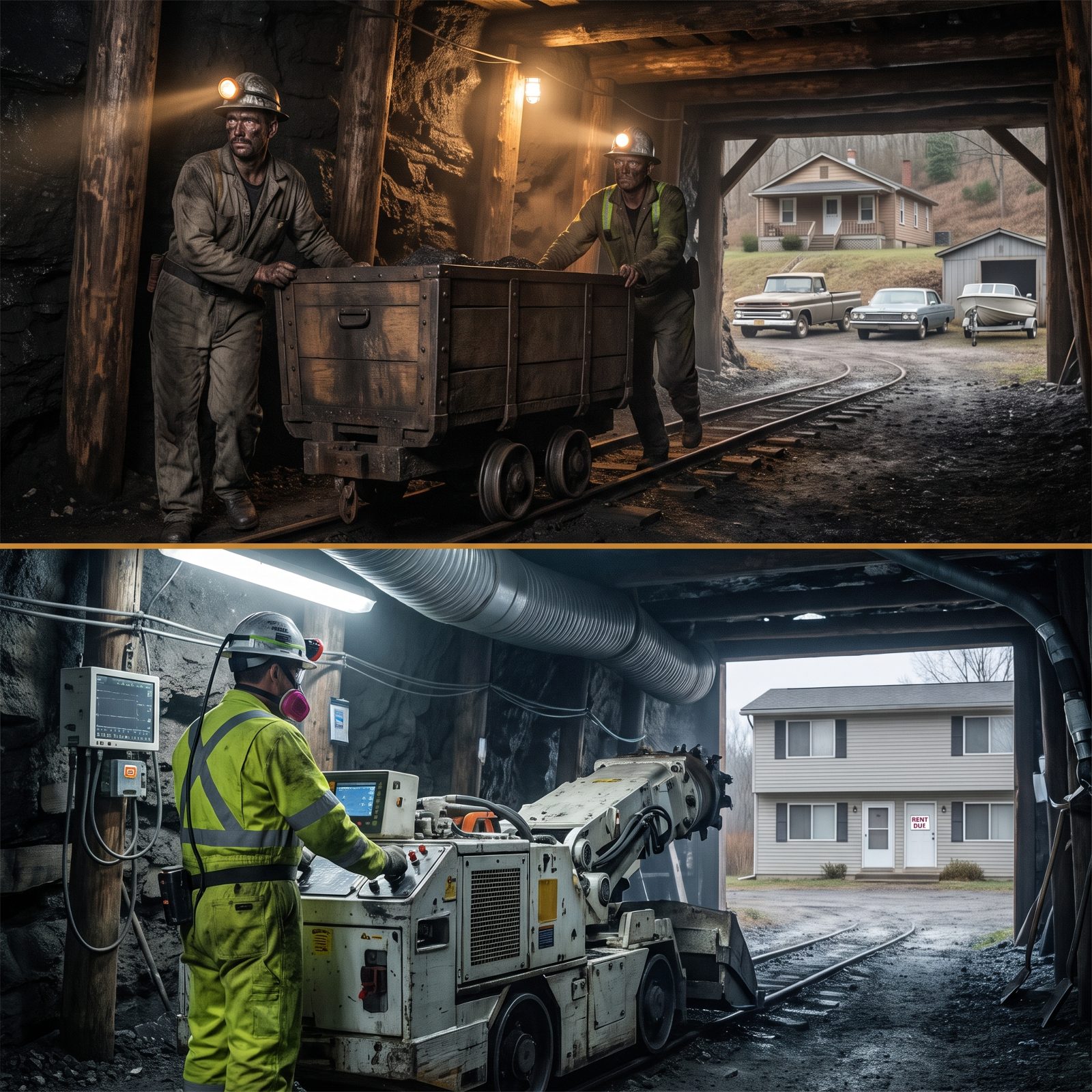 The Coal Miner Who Went Underground So the Family Could Come Up