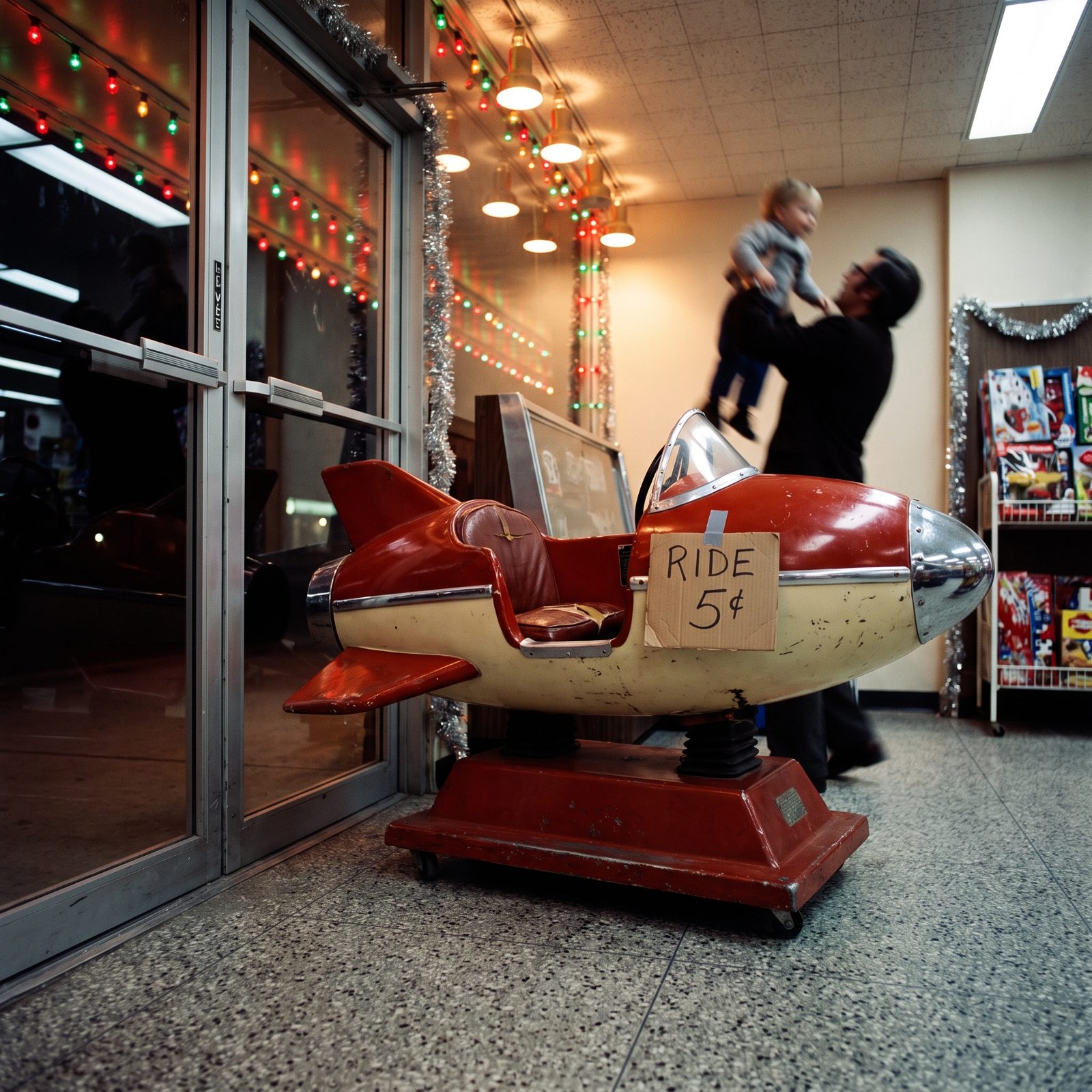 The Coin-Operated Kiddie Ride Outside the Department Store