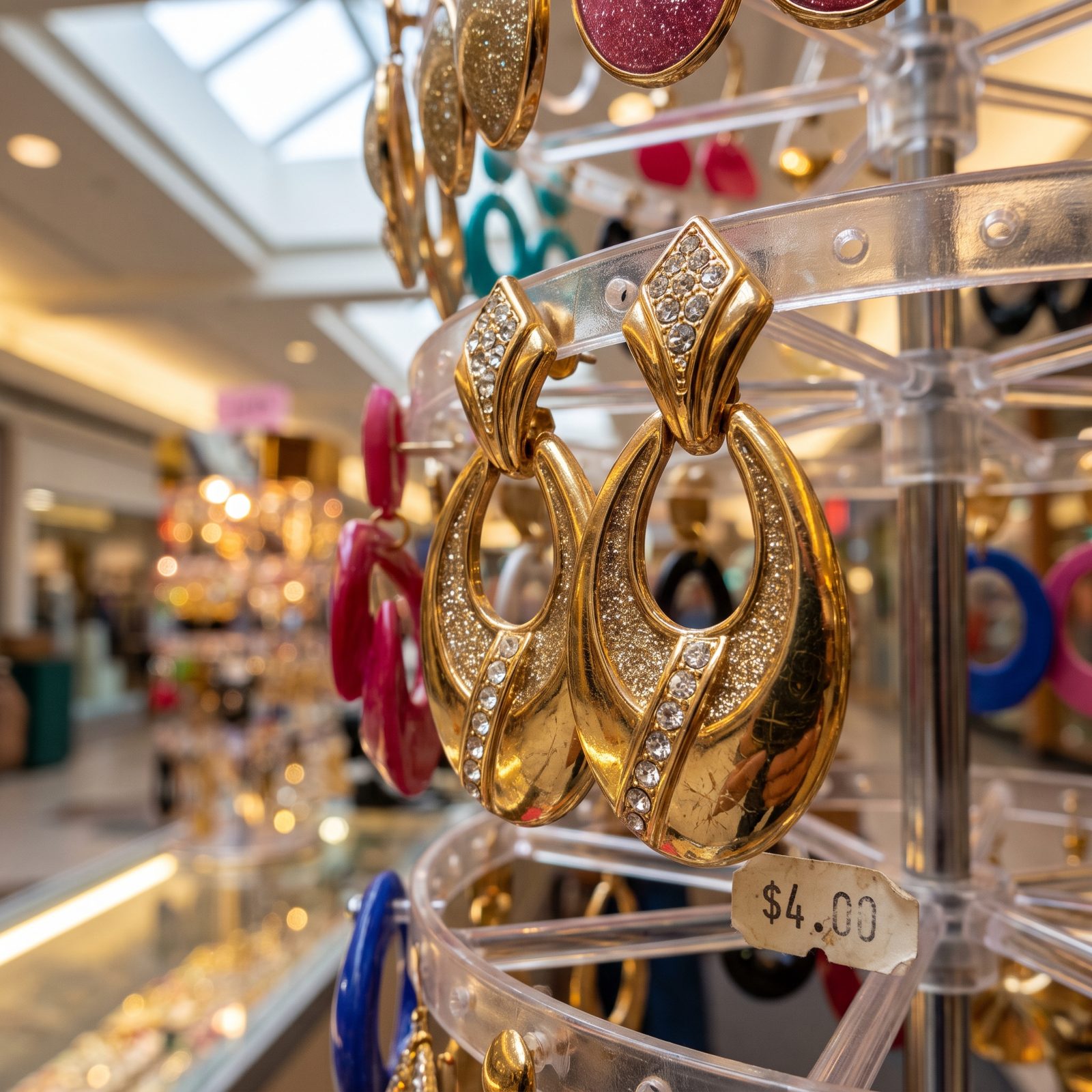 Costume Earrings From Claire's: About $4