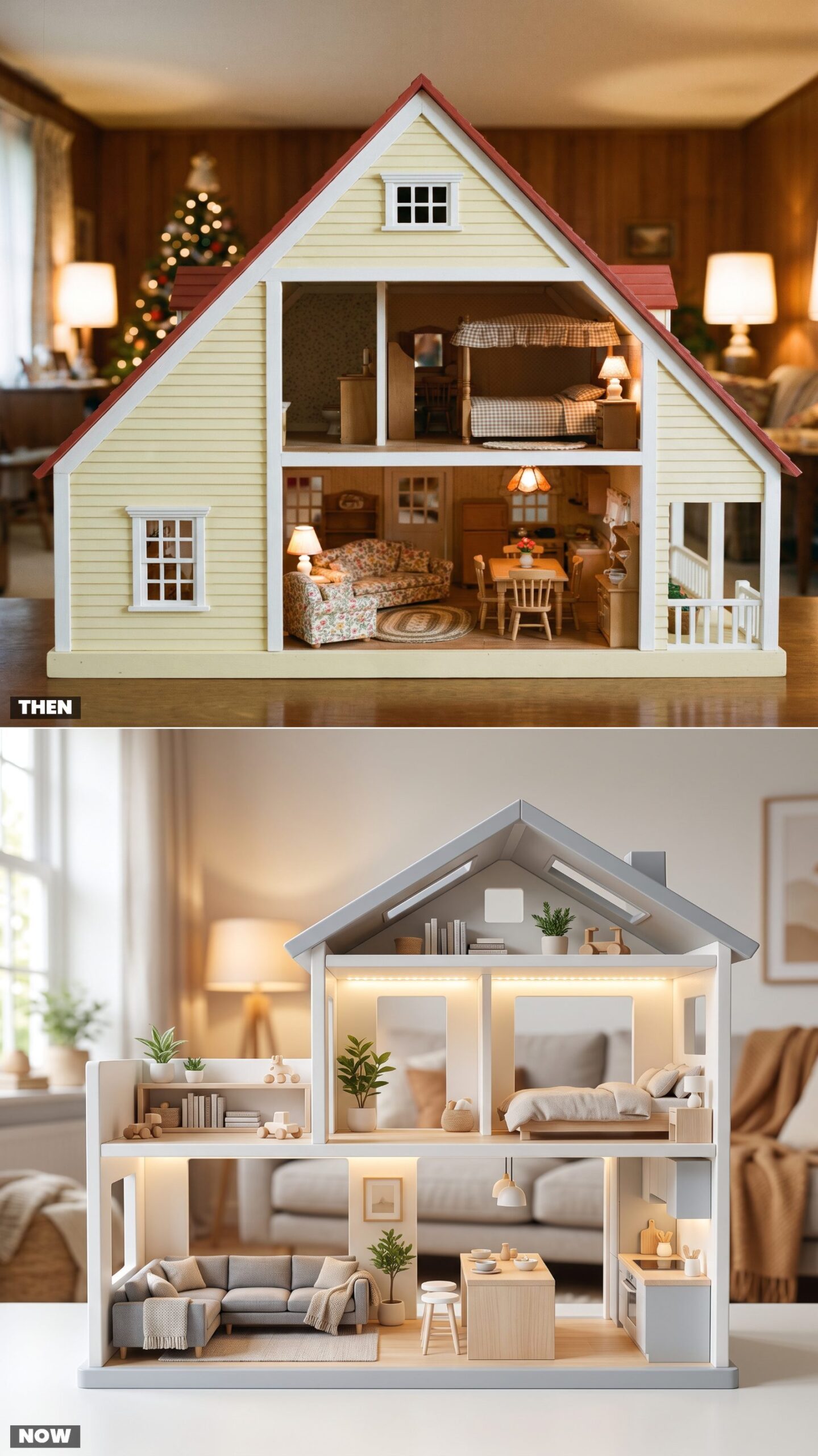 A Dollhouse with Furniture