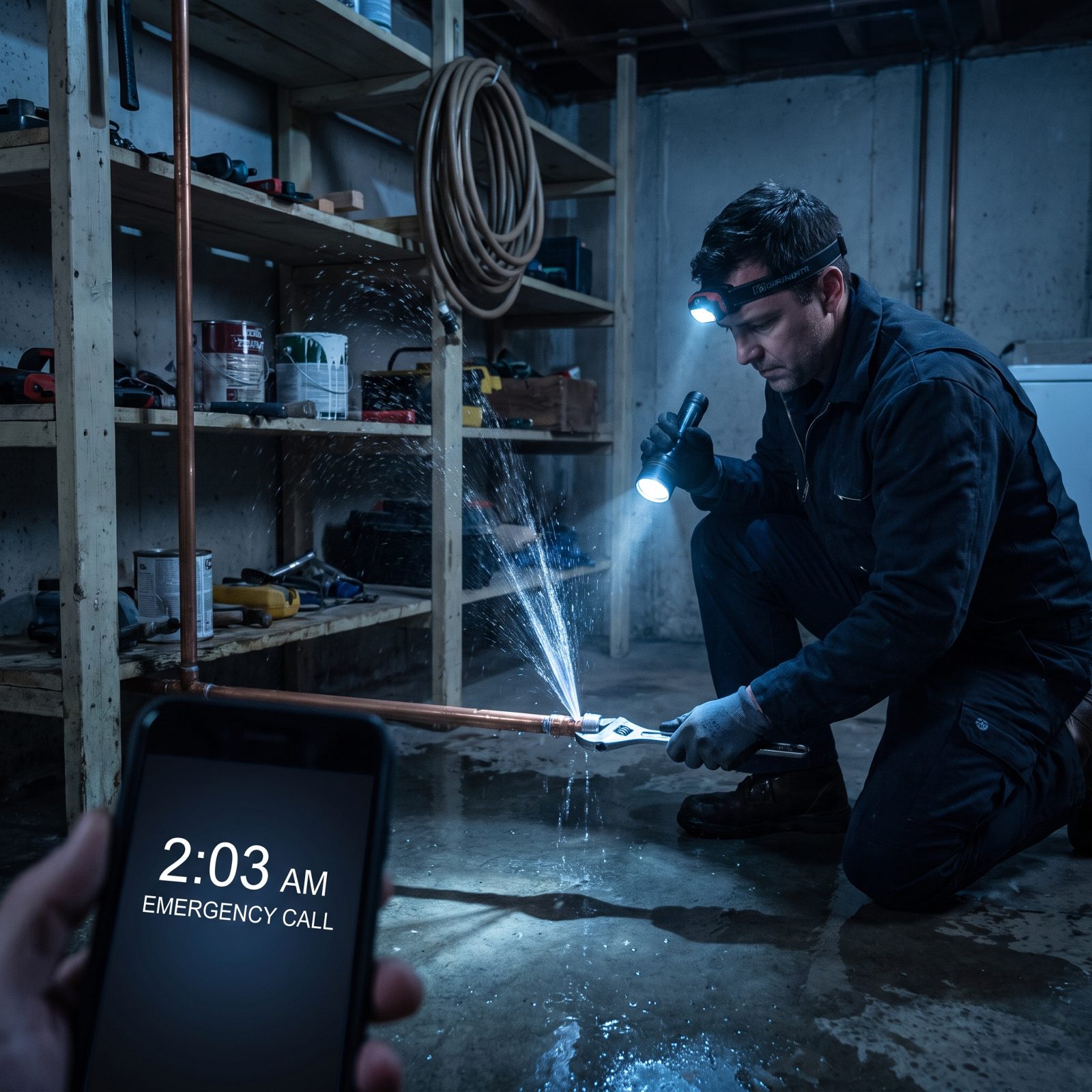 Emergency Plumber: The 2 A.M. Call That Pays for the Whole Weekend