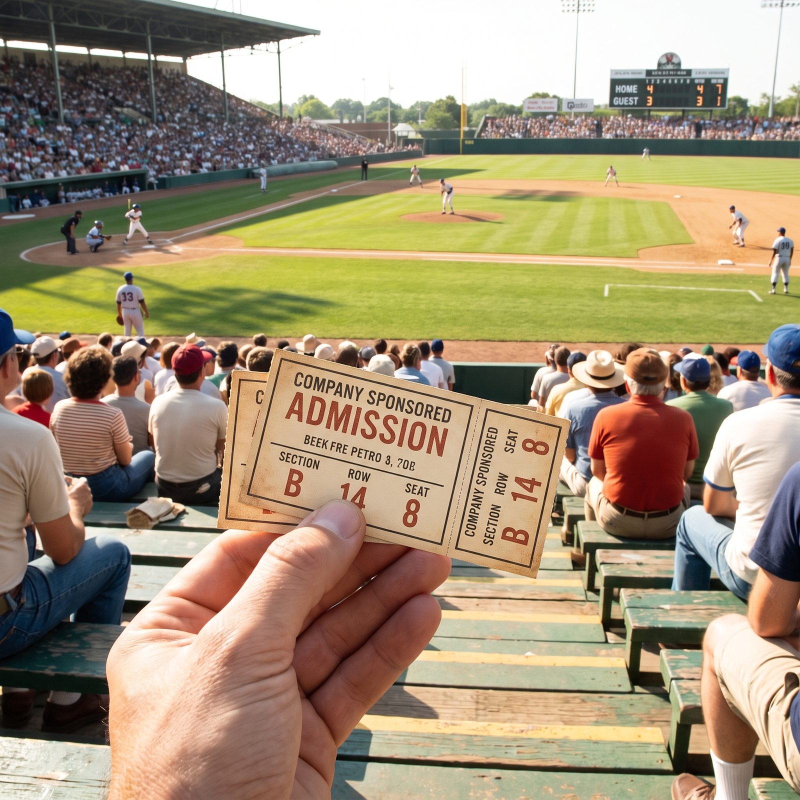 Free Tickets to Company-Sponsored Sporting Events