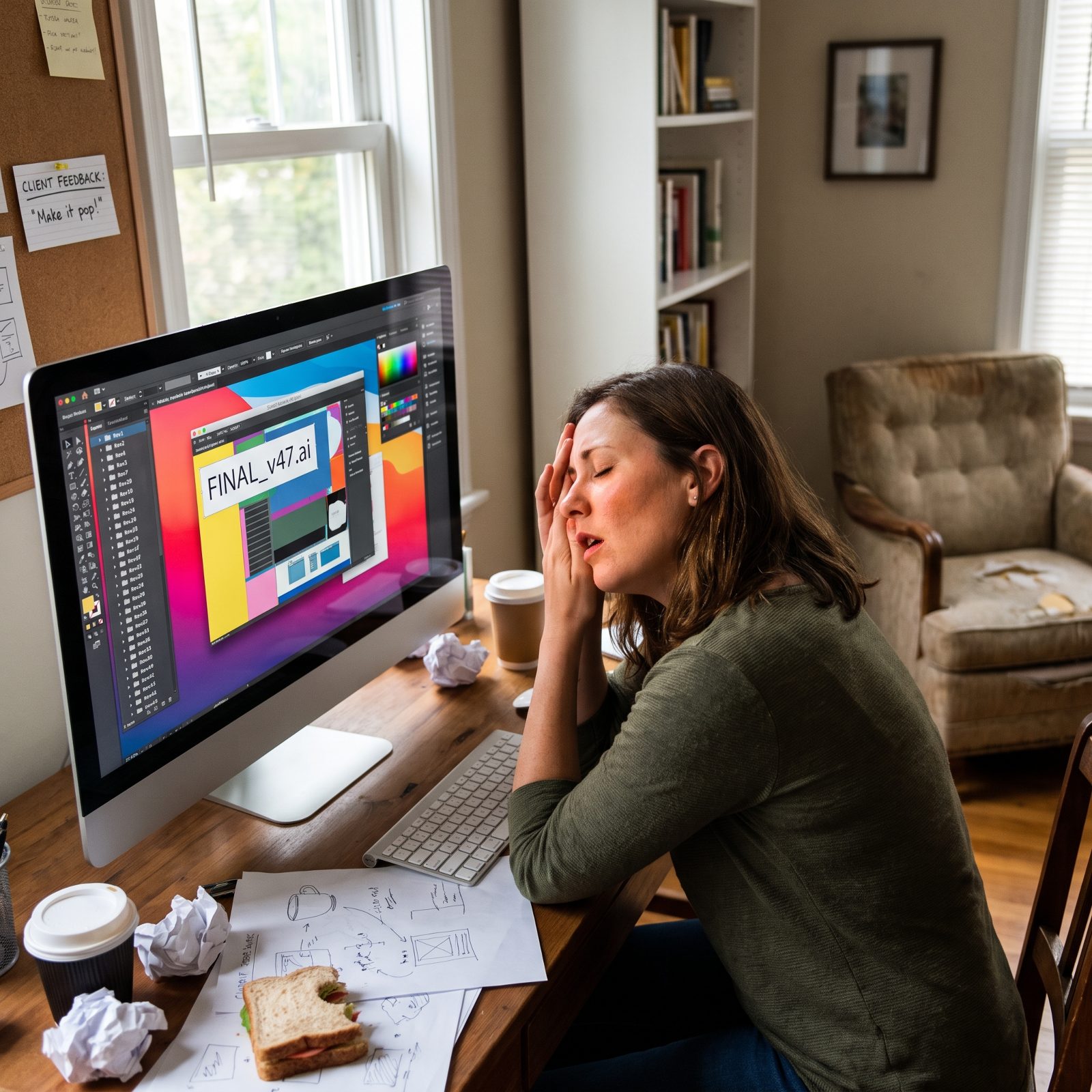 Freelance Graphic Designer: The Rate Looks High Until You Count the Revisions