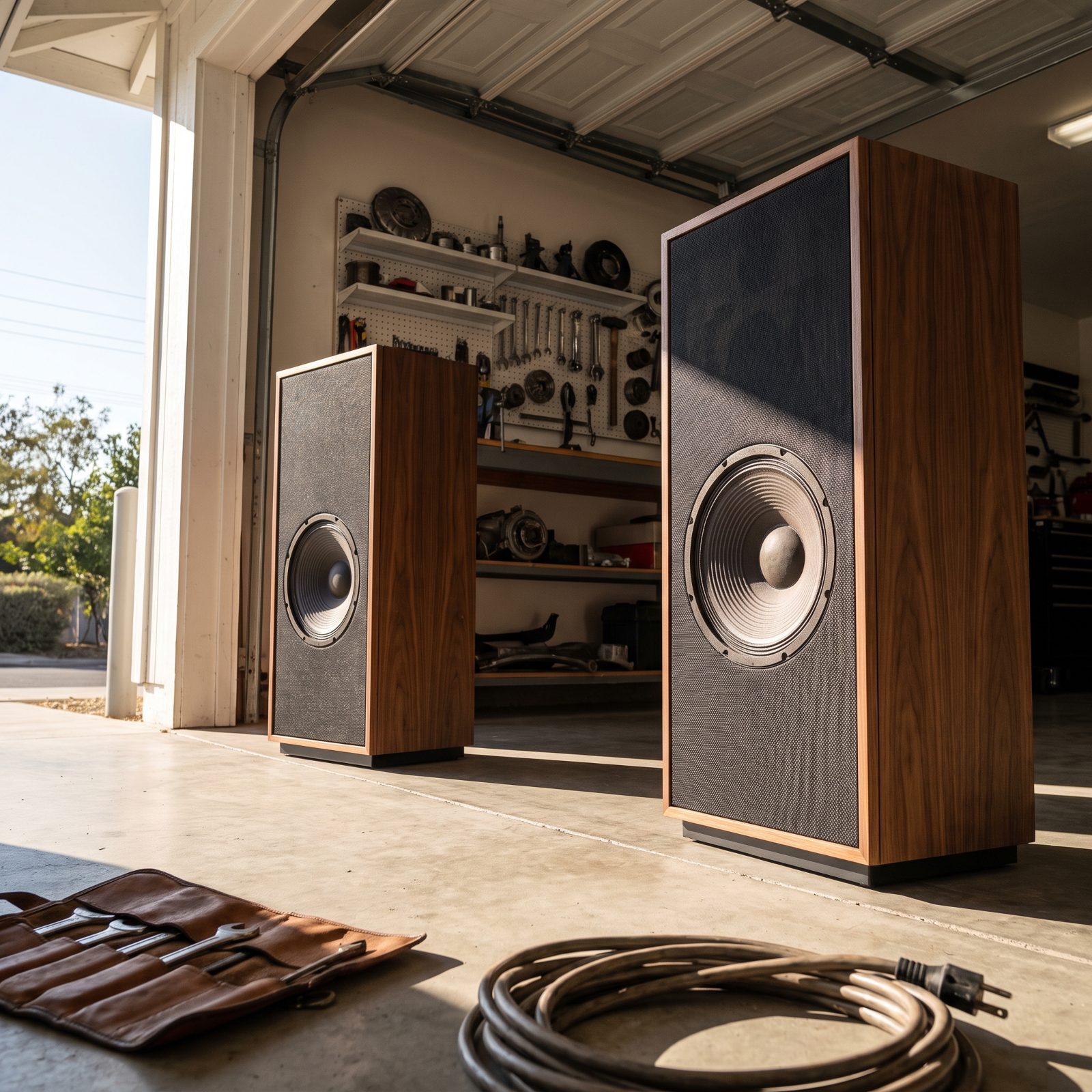The Garage Sound System vs. the Main Stereo