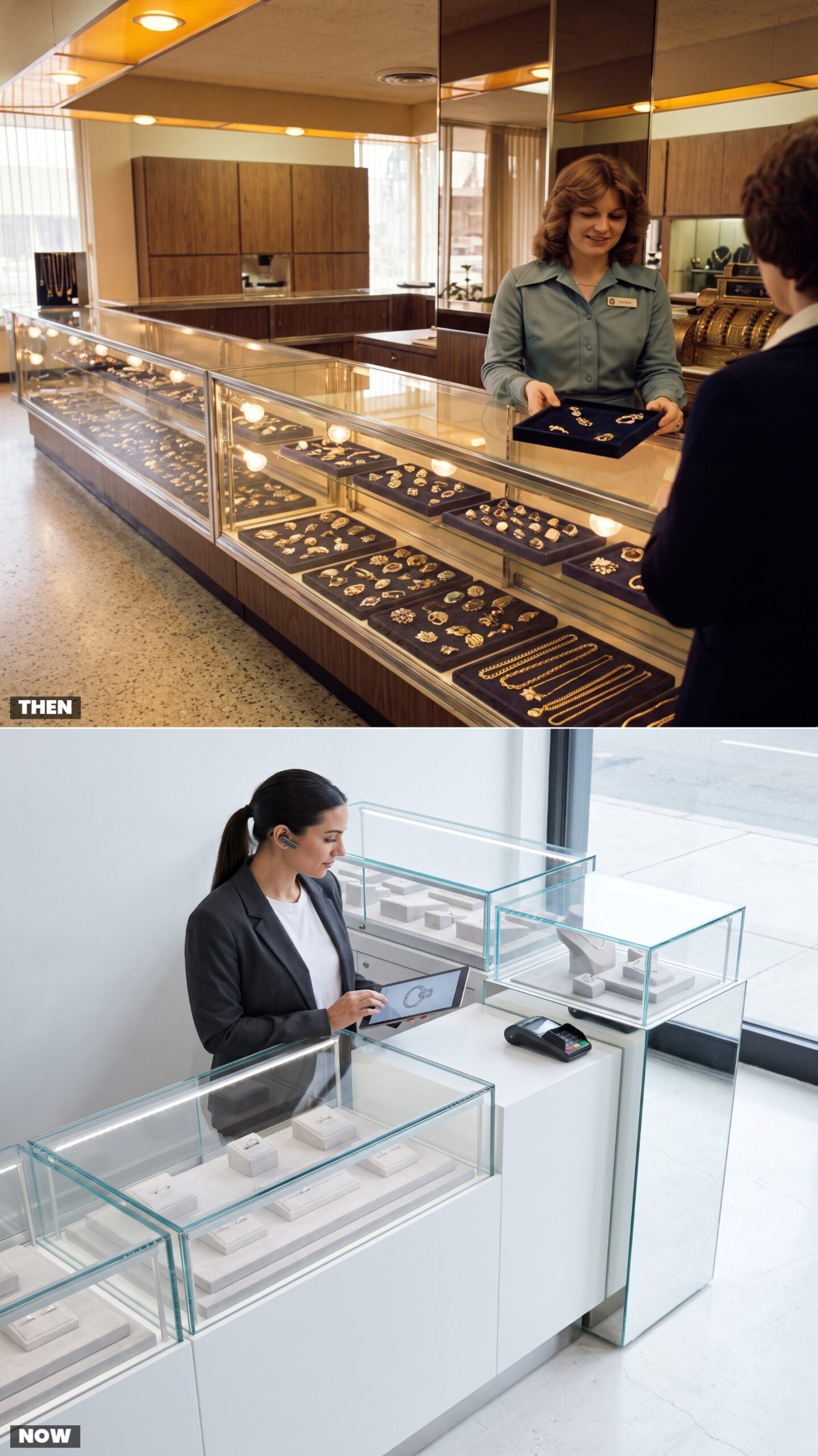 The Glass Jewelry Counter