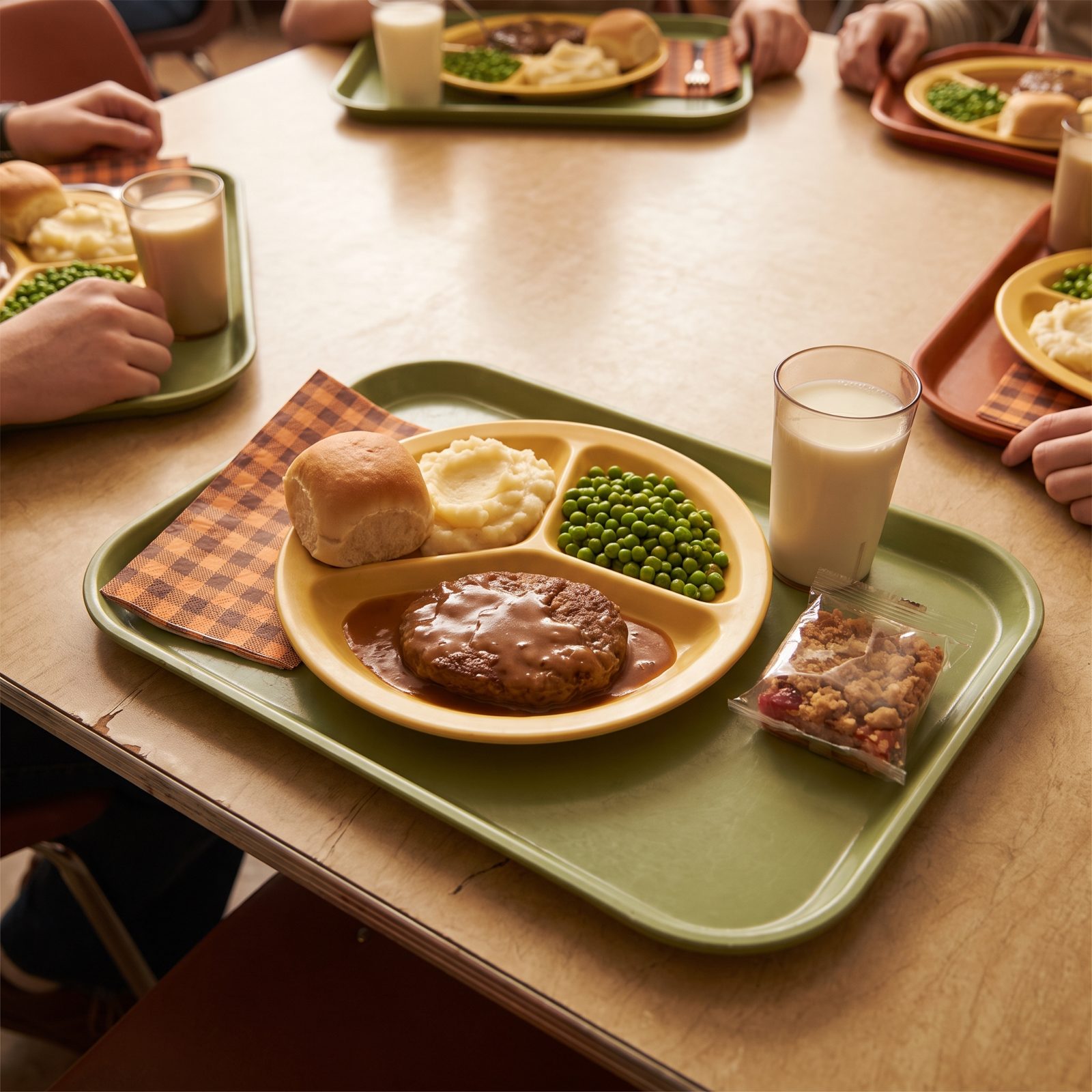 A Hot Meal in the Company Cafeteria