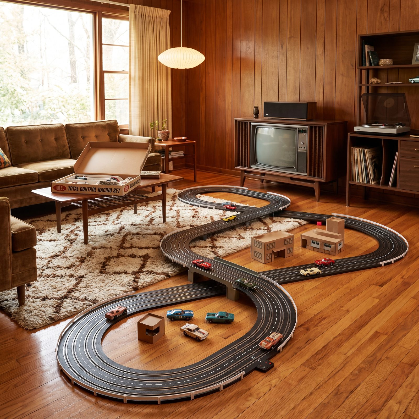 Ideal Total Control Racing Set: About $24.99 for the Big Slot-Car Splurge