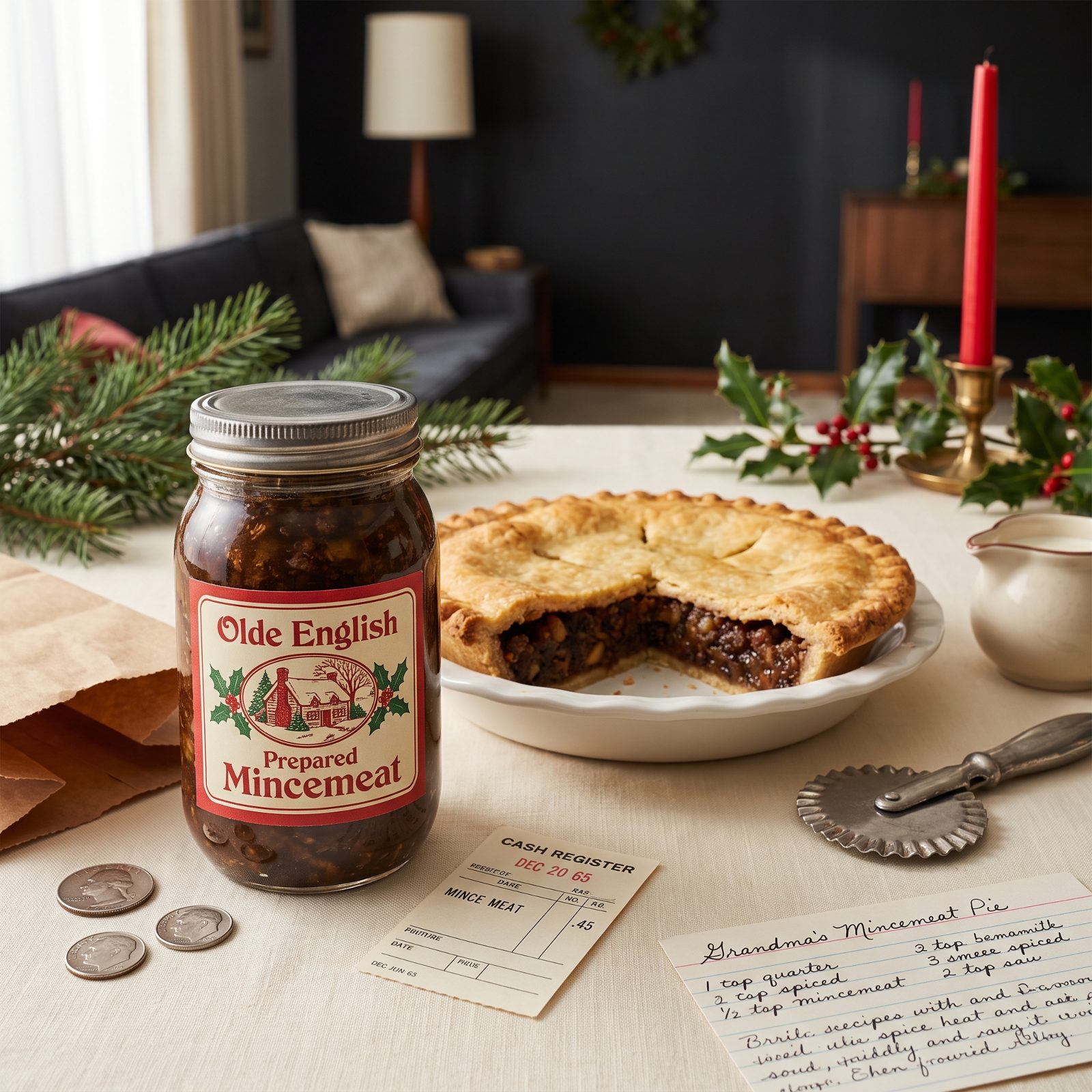A Jar of Prepared Mincemeat: About 45 Cents in 1965