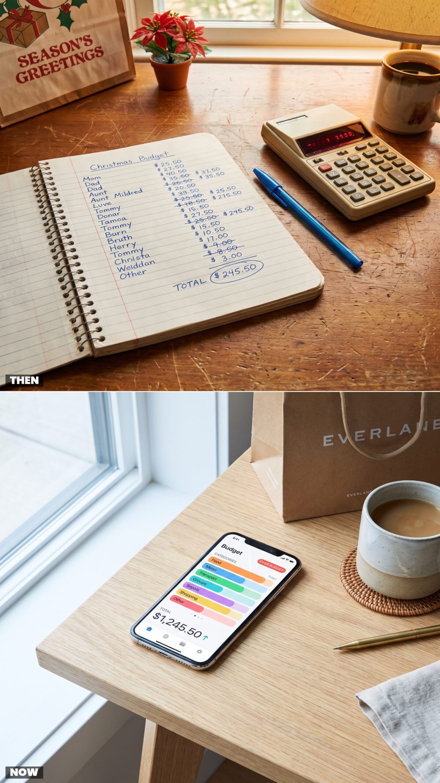 Keeping a Handwritten Christmas Budget vs. Tracking Spending in Real Time