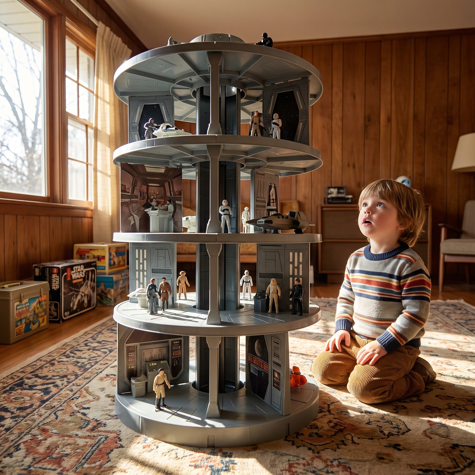 Kenner Star Wars Death Star Space Station: Around $14 to $17, the Big One