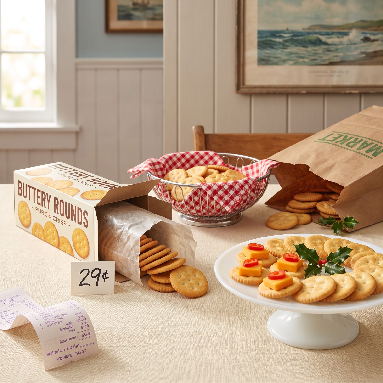 A One-Pound Box of Crackers: Roughly 29 Cents
