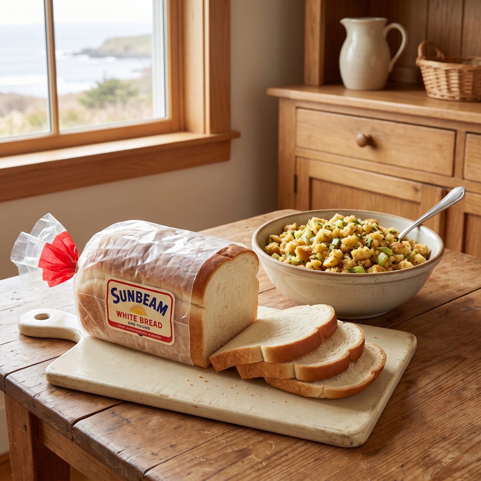 A One-Pound Loaf of White Bread: About 21 Cents