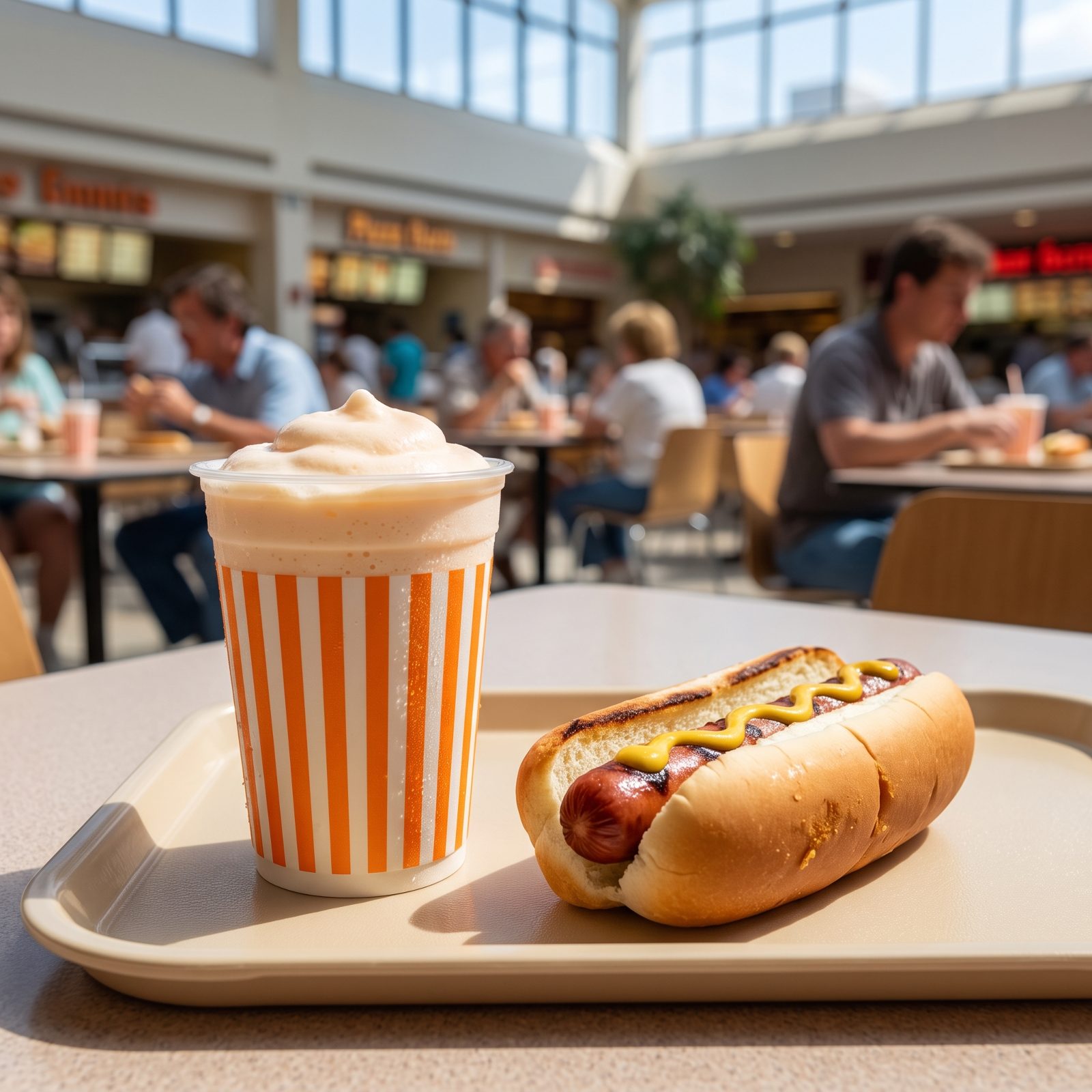 An Orange Julius and a Hot Dog: Under Two Dollars