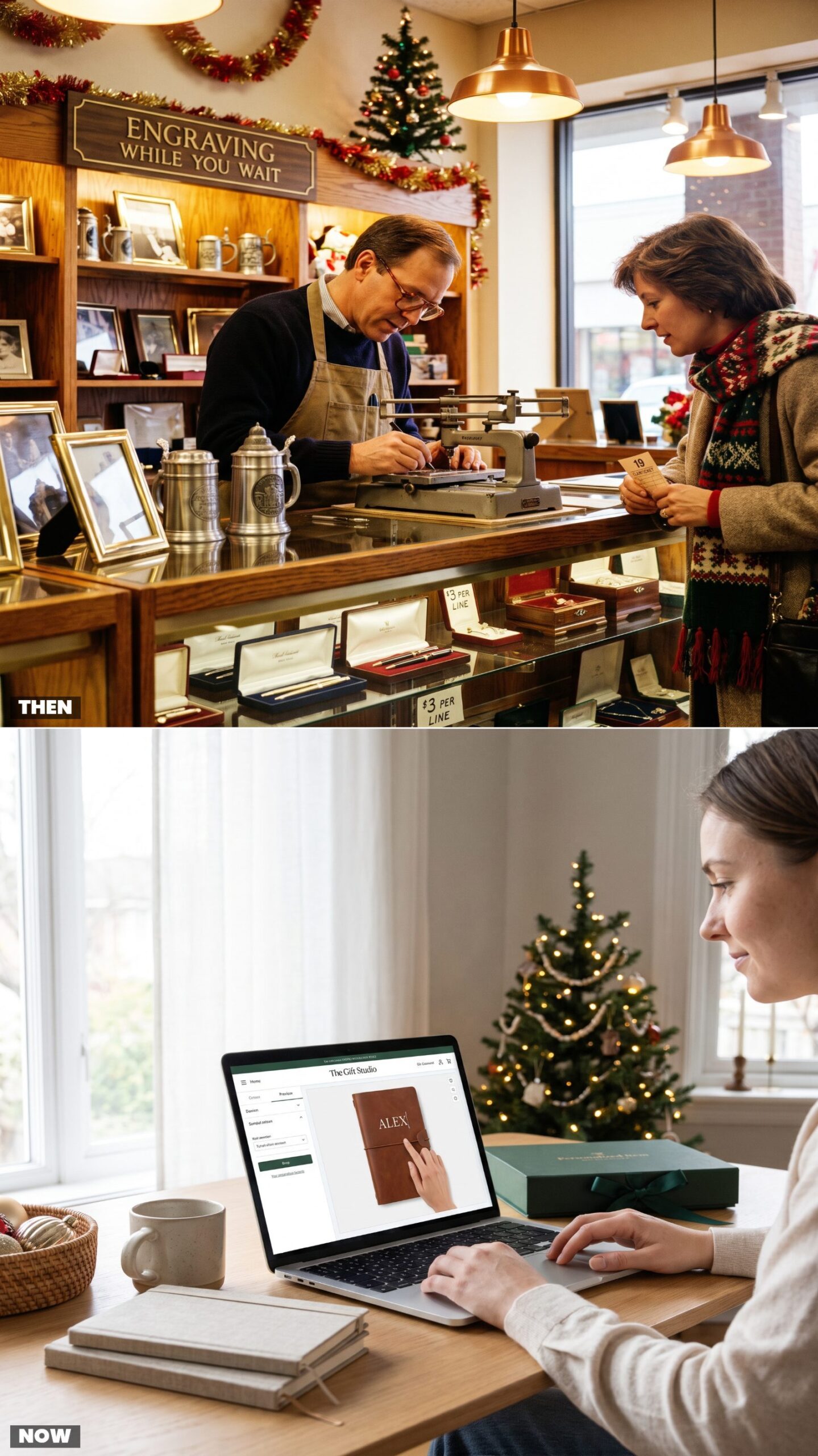 Ordering Engraving at Things Remembered vs. Personalizing a Gift Online