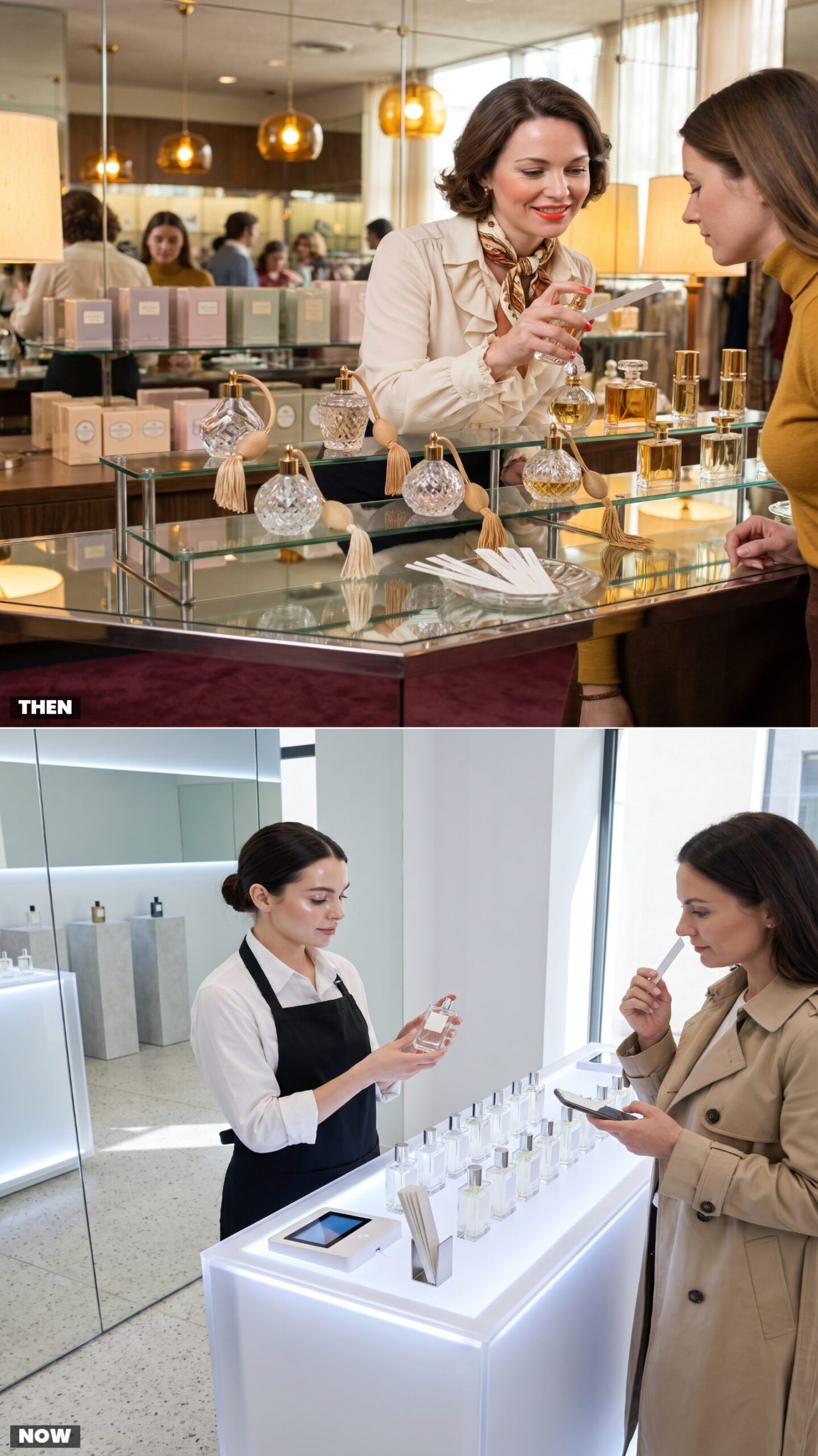 The Perfume Testing Counter