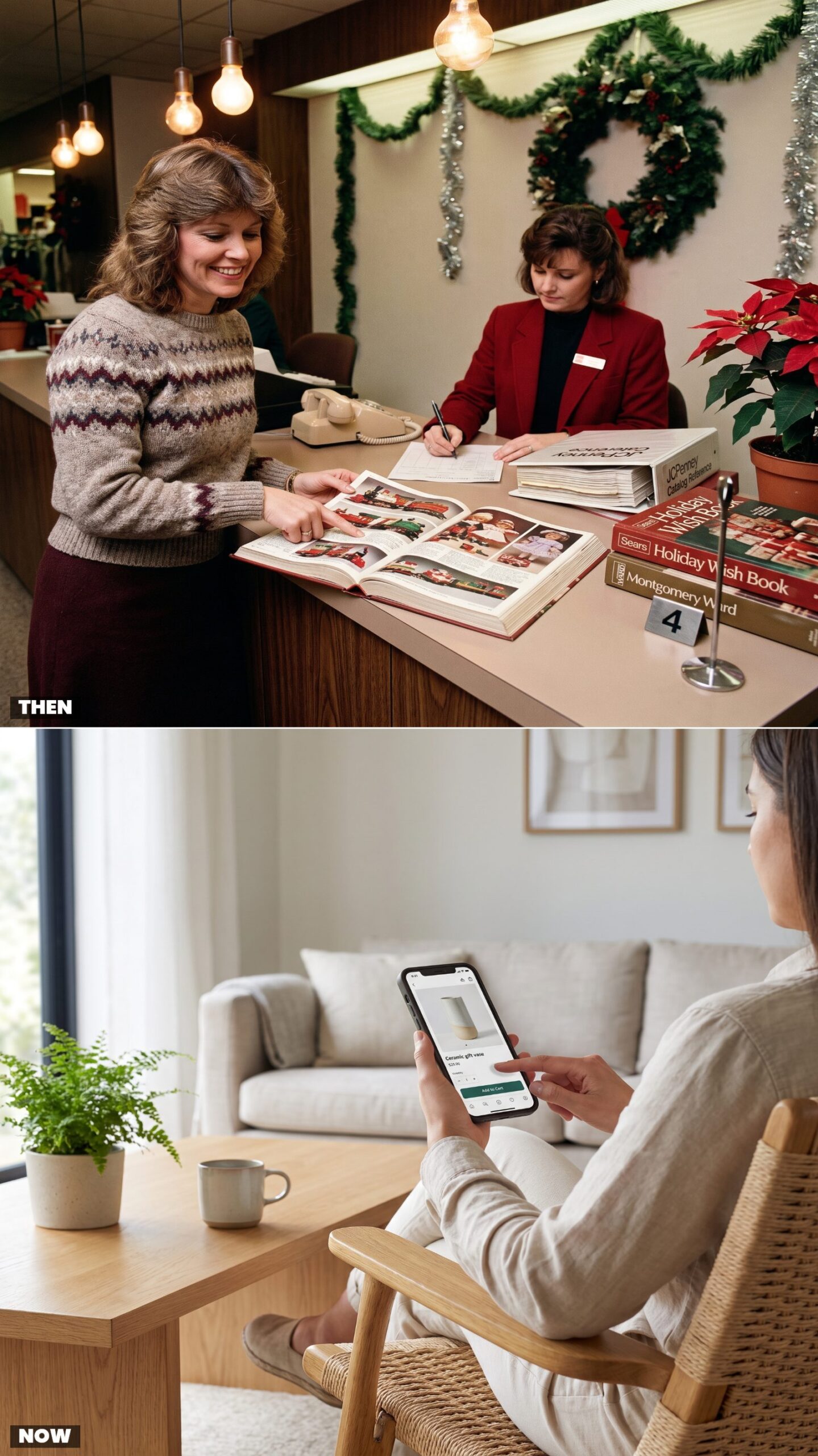 Placing a Catalog Order at the Service Desk vs. Ordering From a Phone