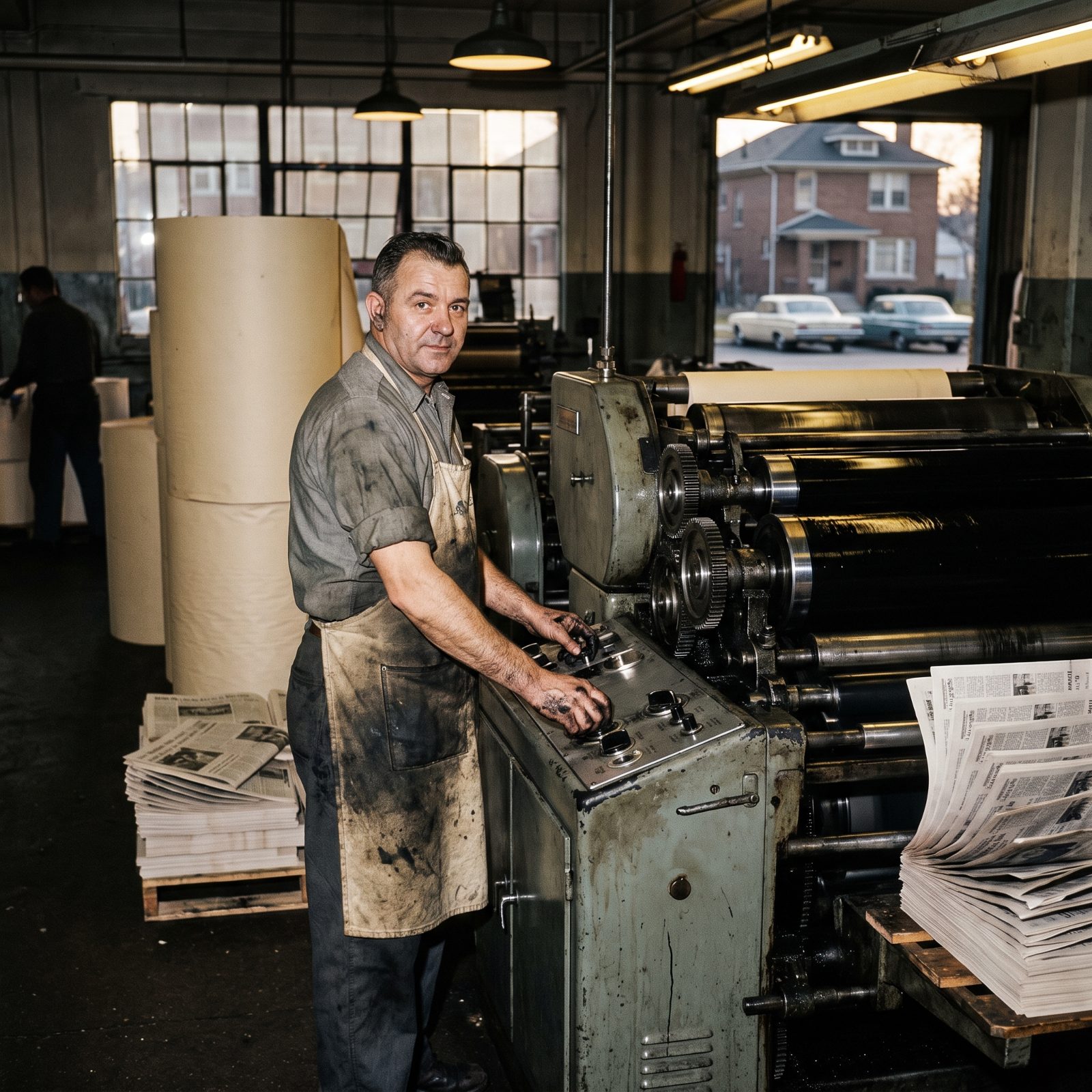 The Printing Press Operator and His Ink-Stained Certainty