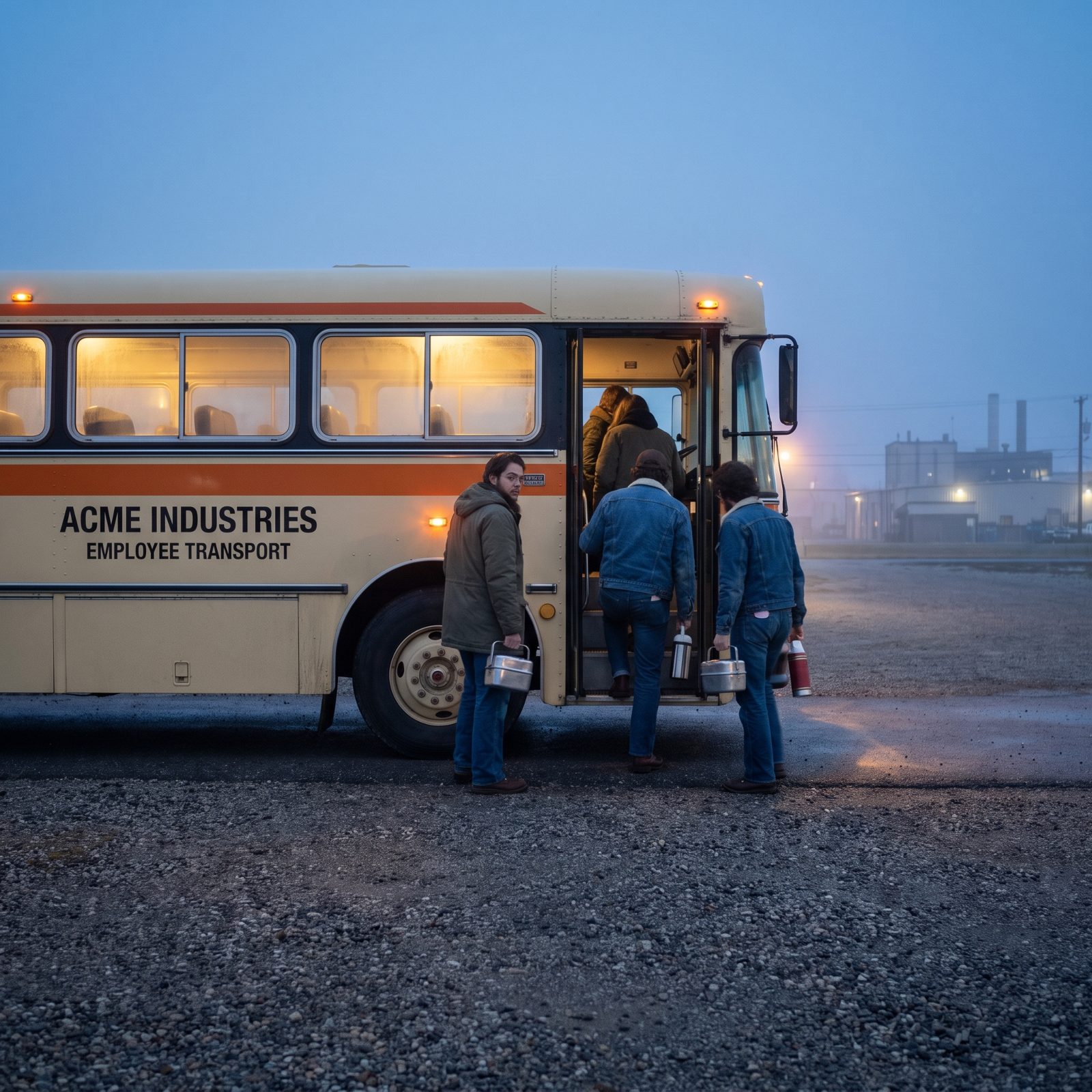 A Private Commuter Bus to the Workplace