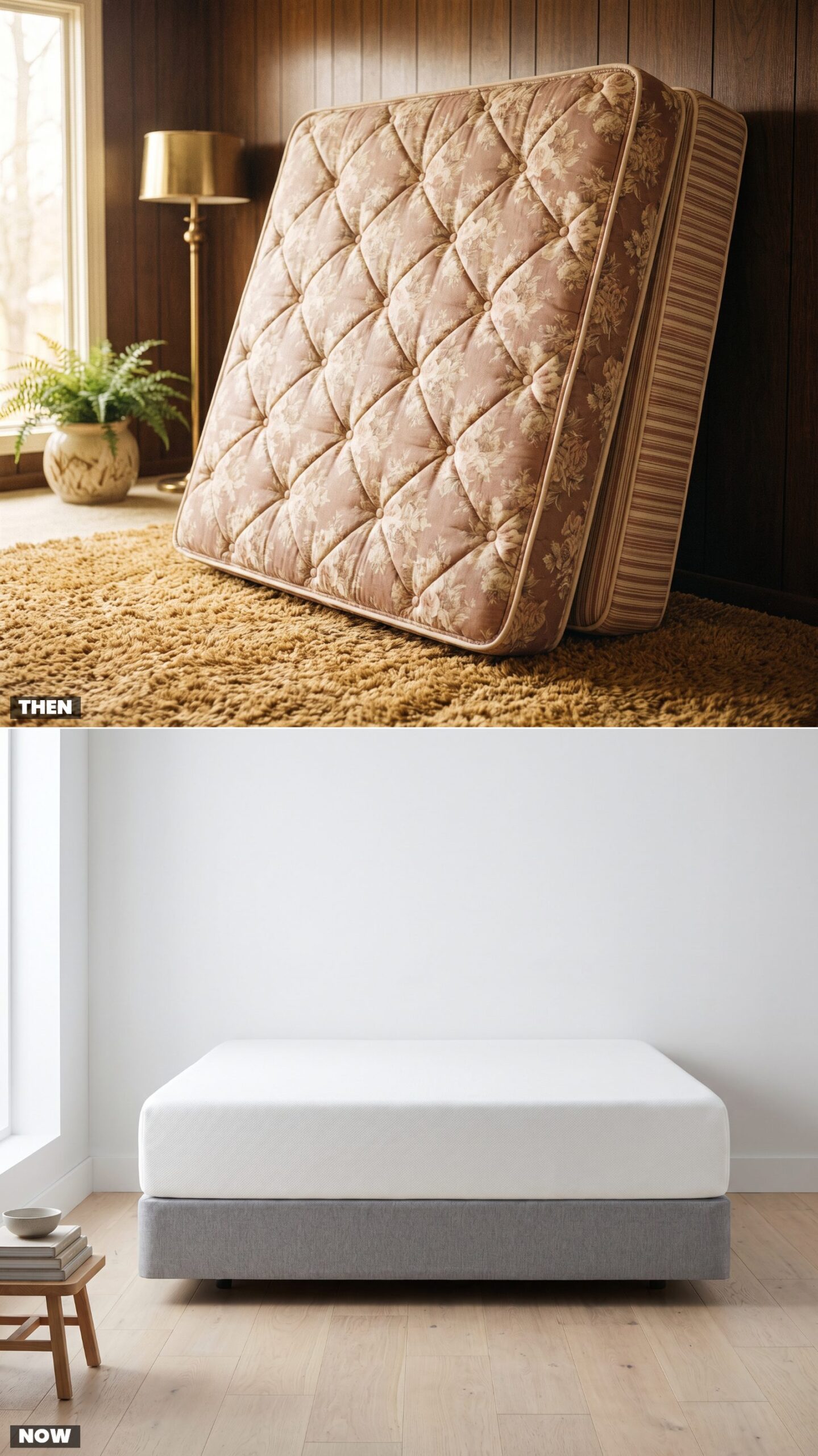 A Queen-Size Mattress and Box Spring