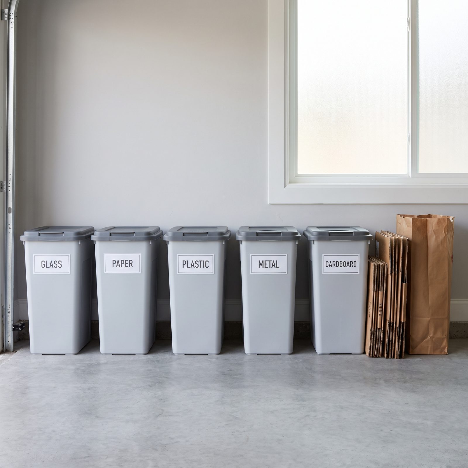 The Recycling Center vs. the Sorting Bins Living Under the Kitchen Table