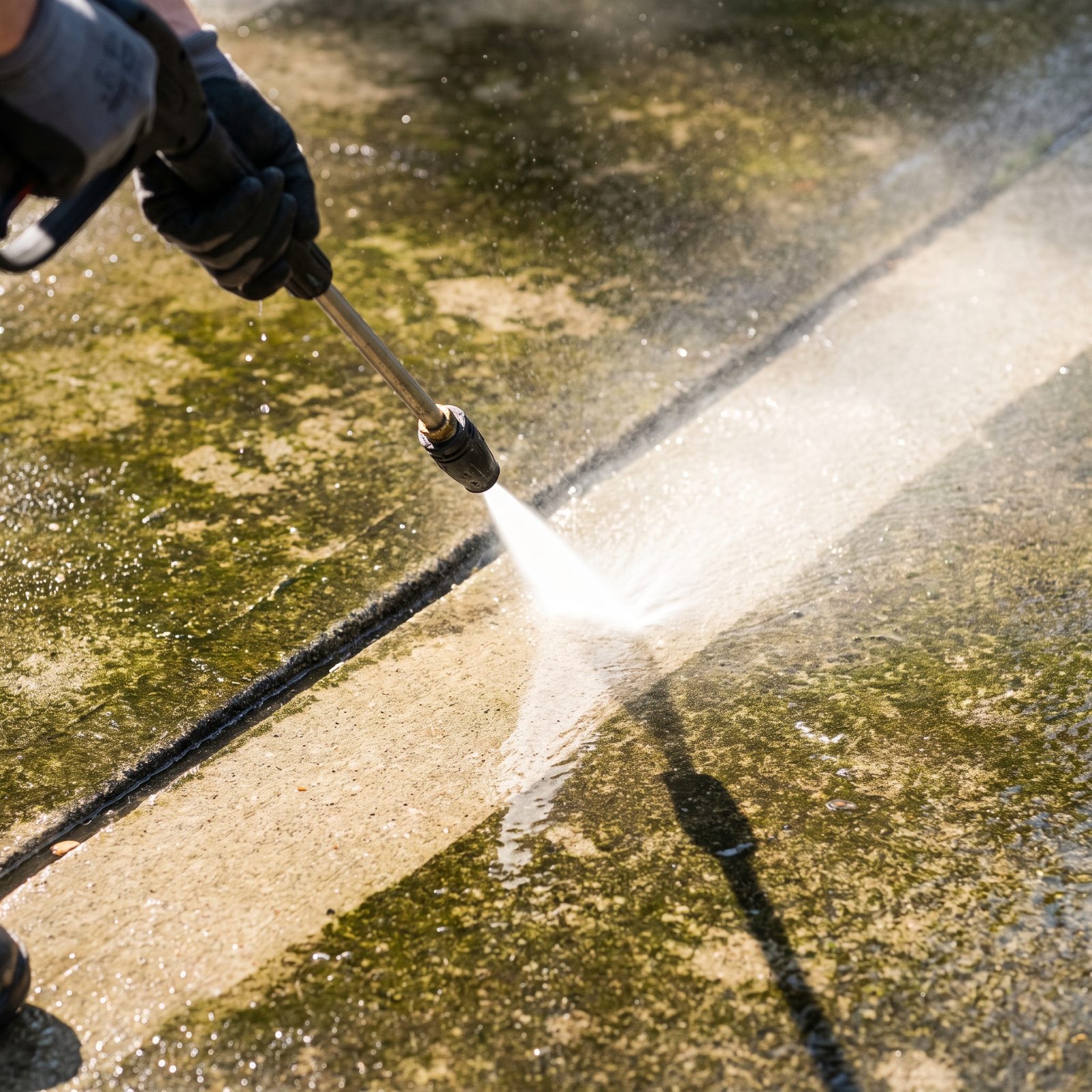 Residential Pressure-Washing Operator: One Loud Machine, Very Satisfying Results