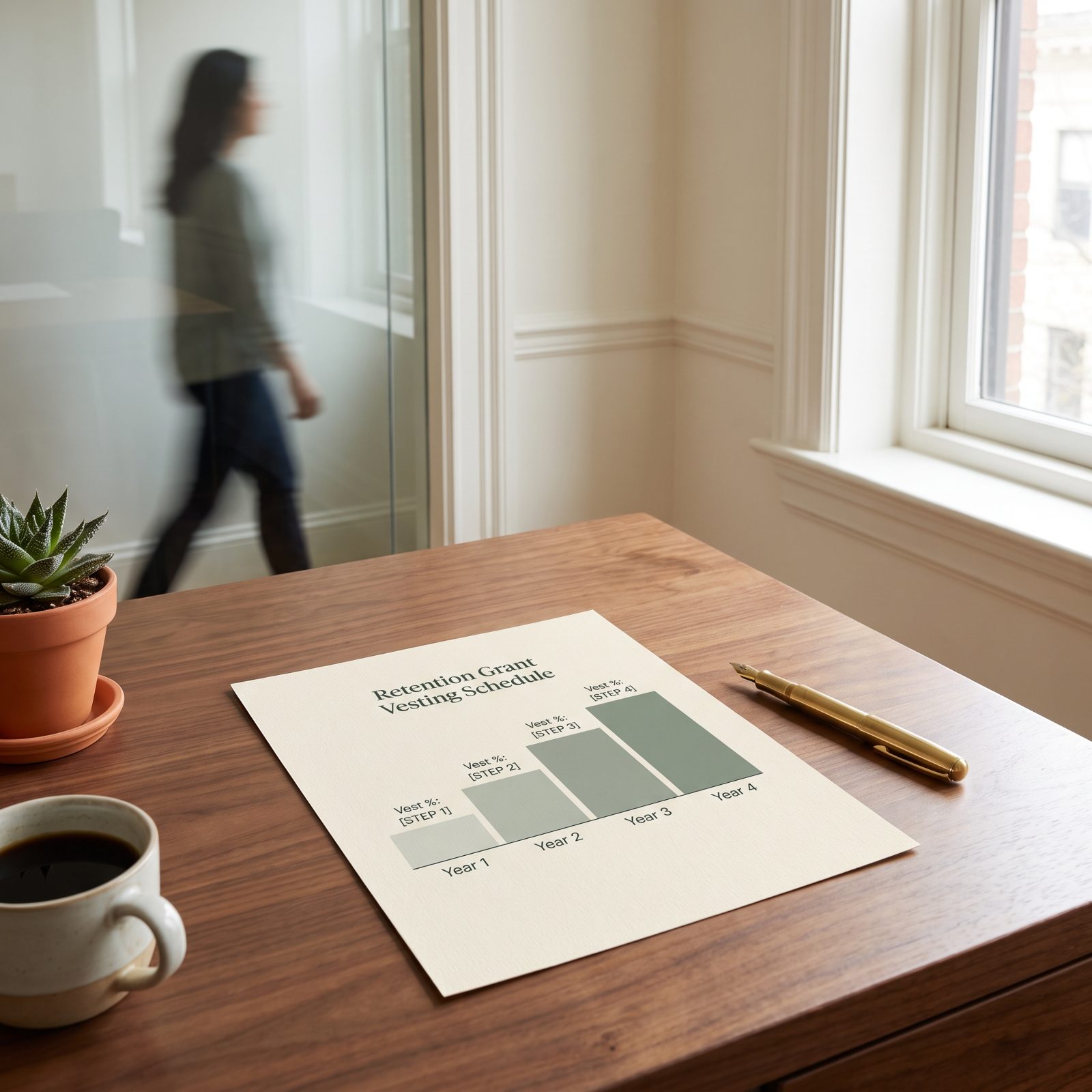 Their Retention Grant Comes With a Visible Vesting Schedule