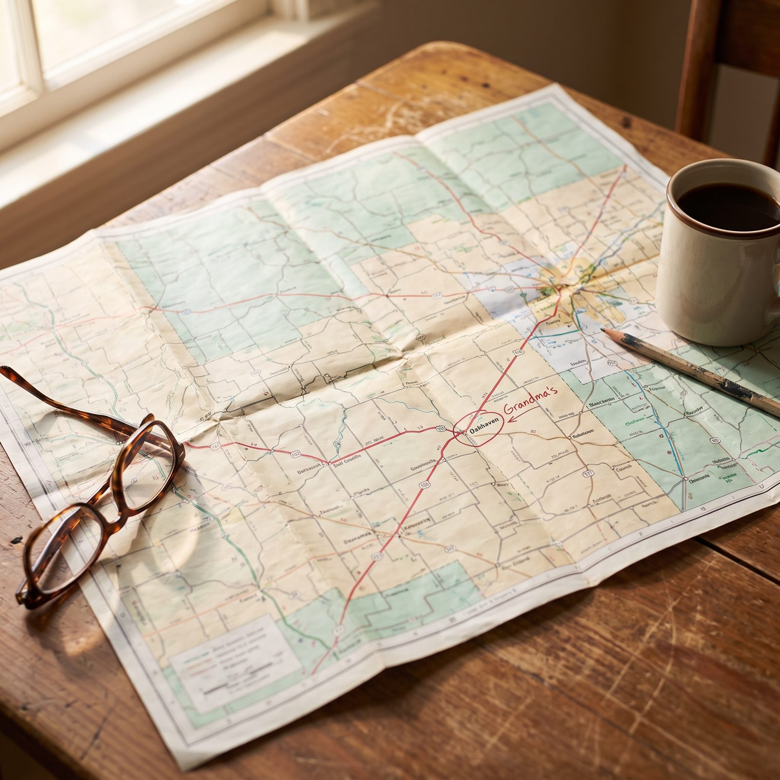 Road Maps for Visiting Family