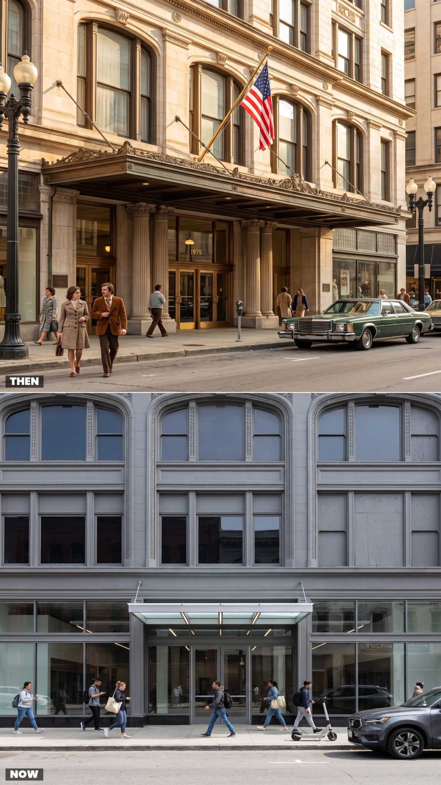The Street-Facing Department Store Façade
