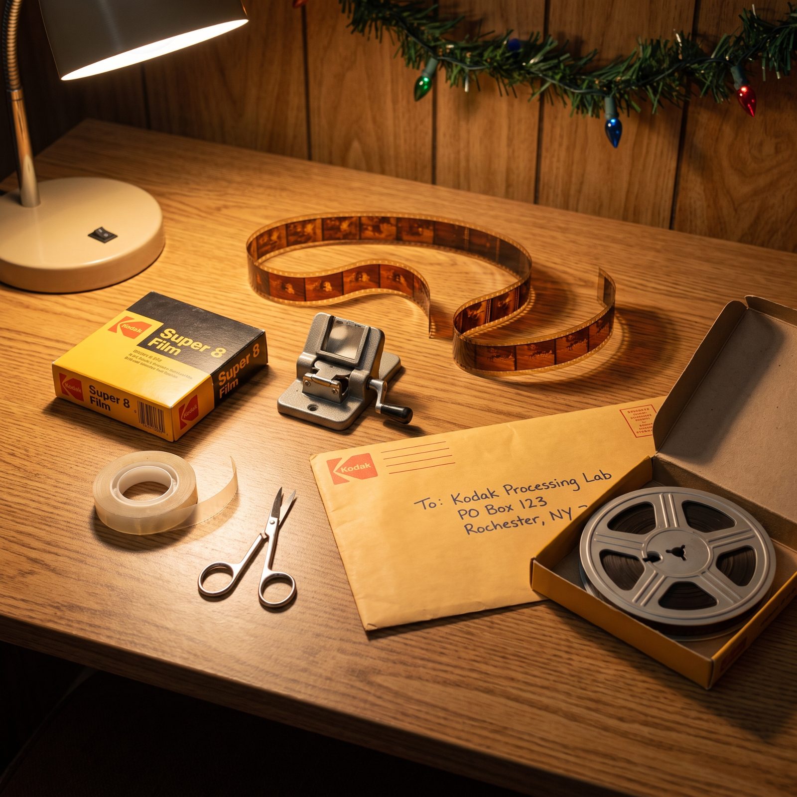 Super 8 Film, Processing, and Splicing Supplies