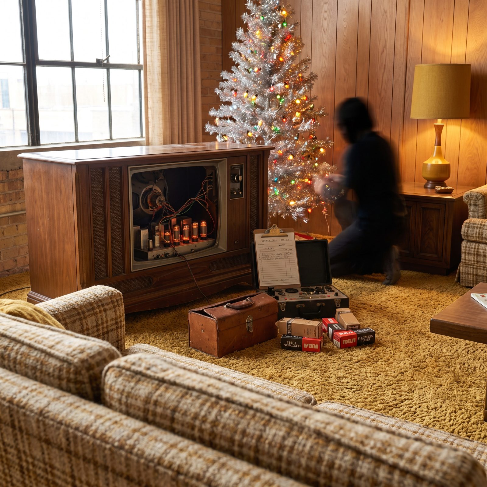A Television Repair Call Before the Holiday Specials