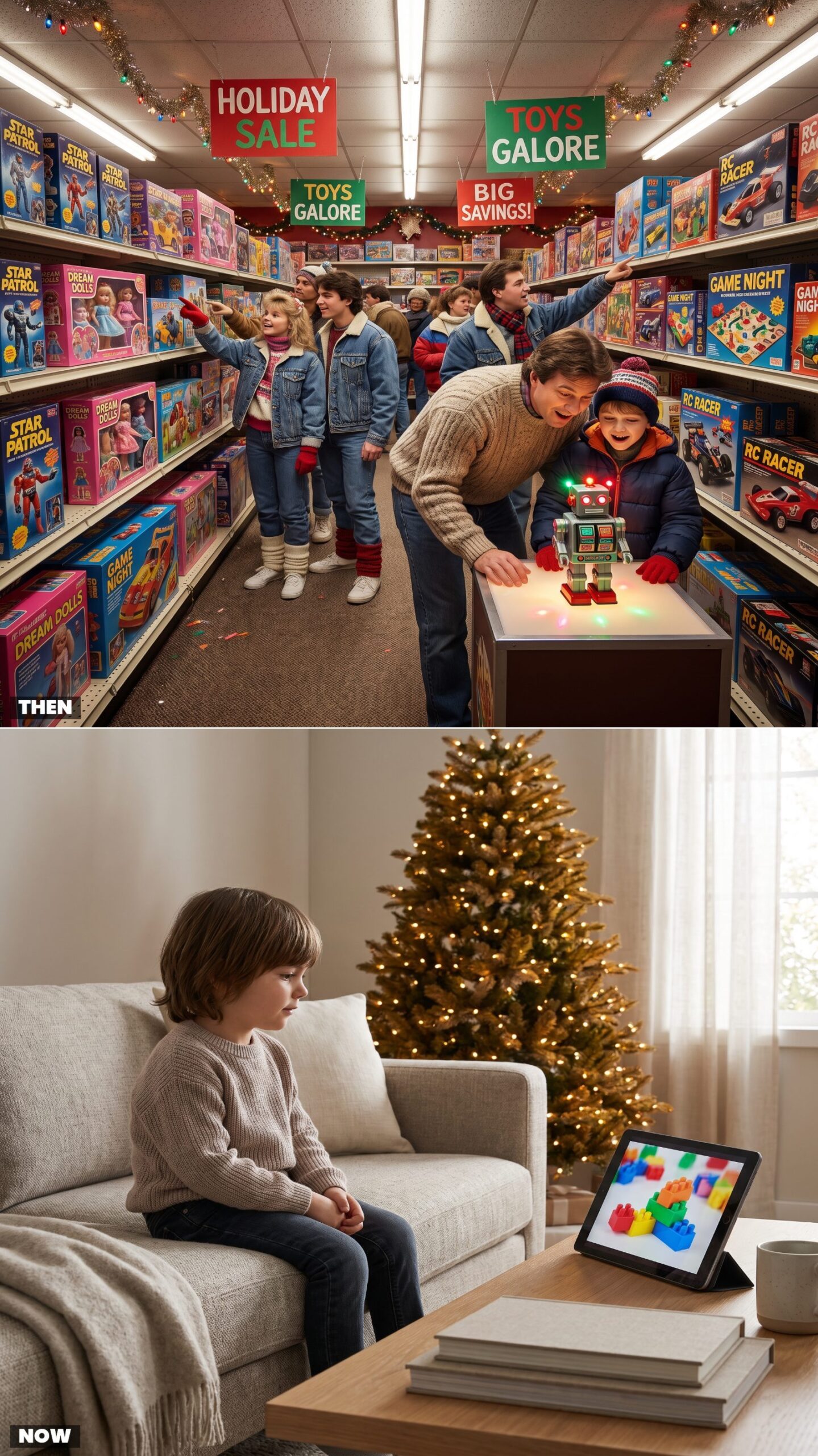 Testing Toys at Kay-Bee Toys vs. Watching Product Demo Videos