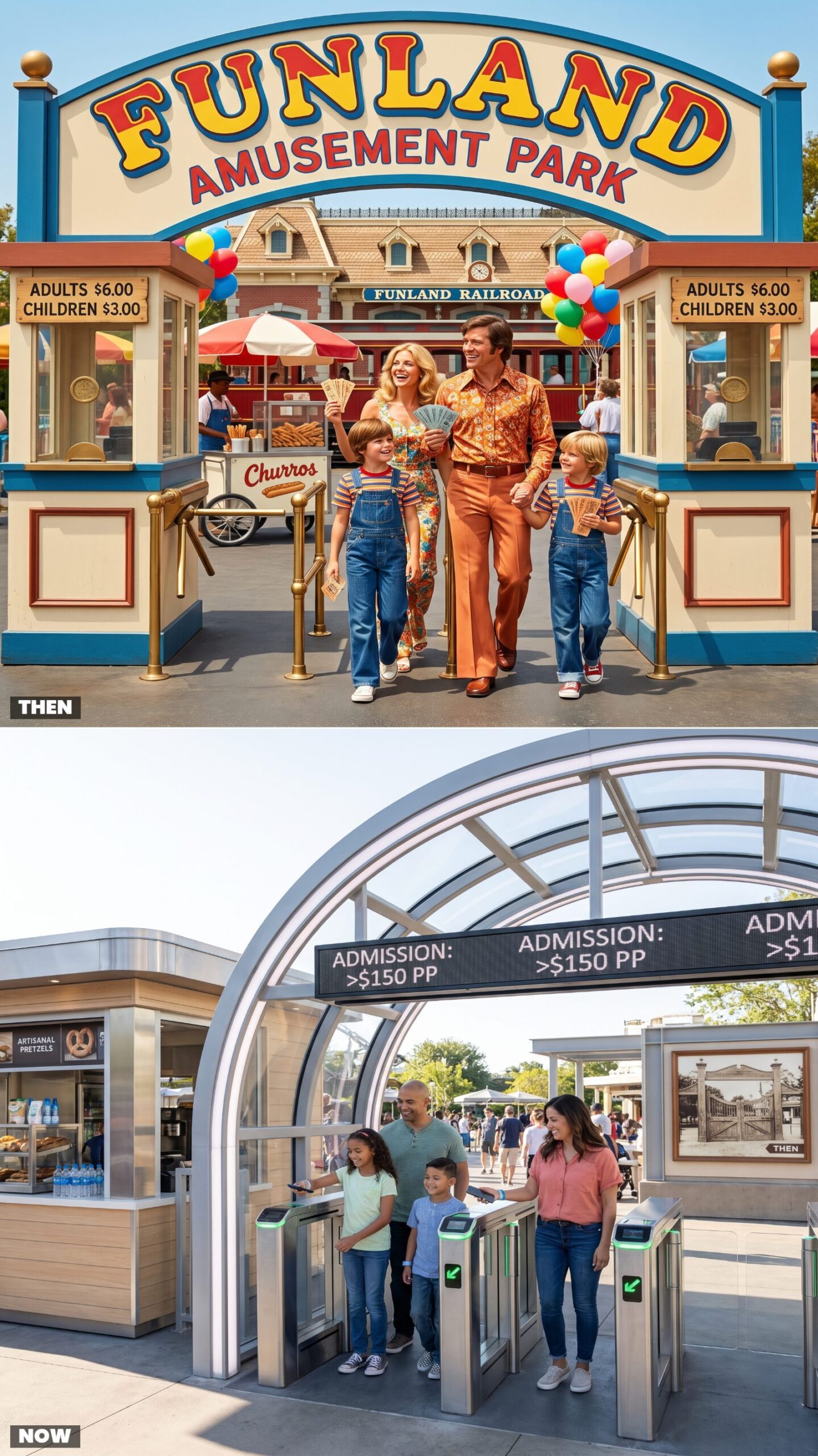 A Theme-Park Vacation for Four
