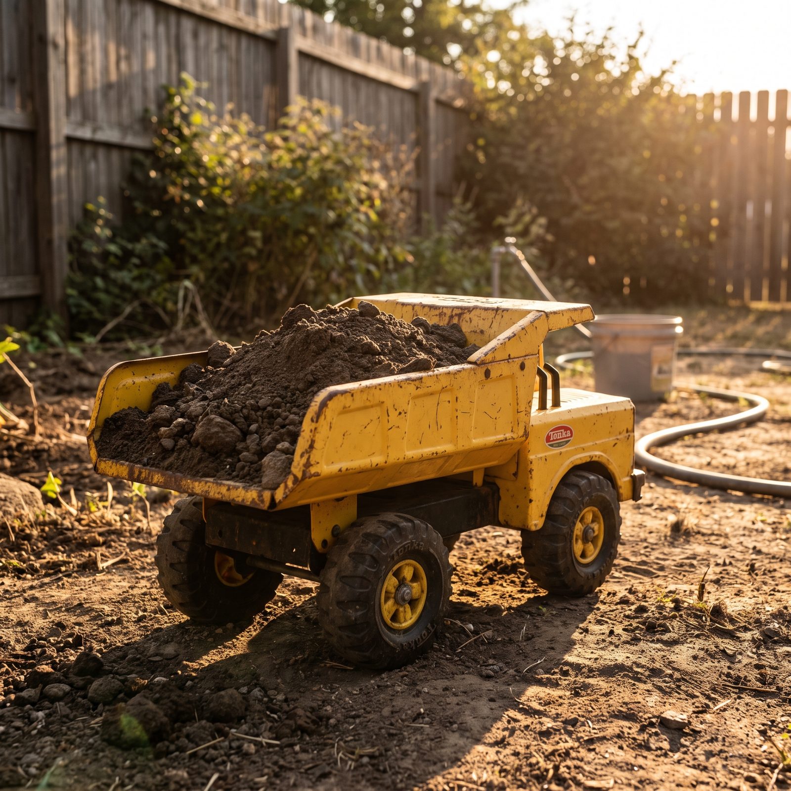 Tonka Mighty Dump Truck: Around $12.99 for Indestructible Steel