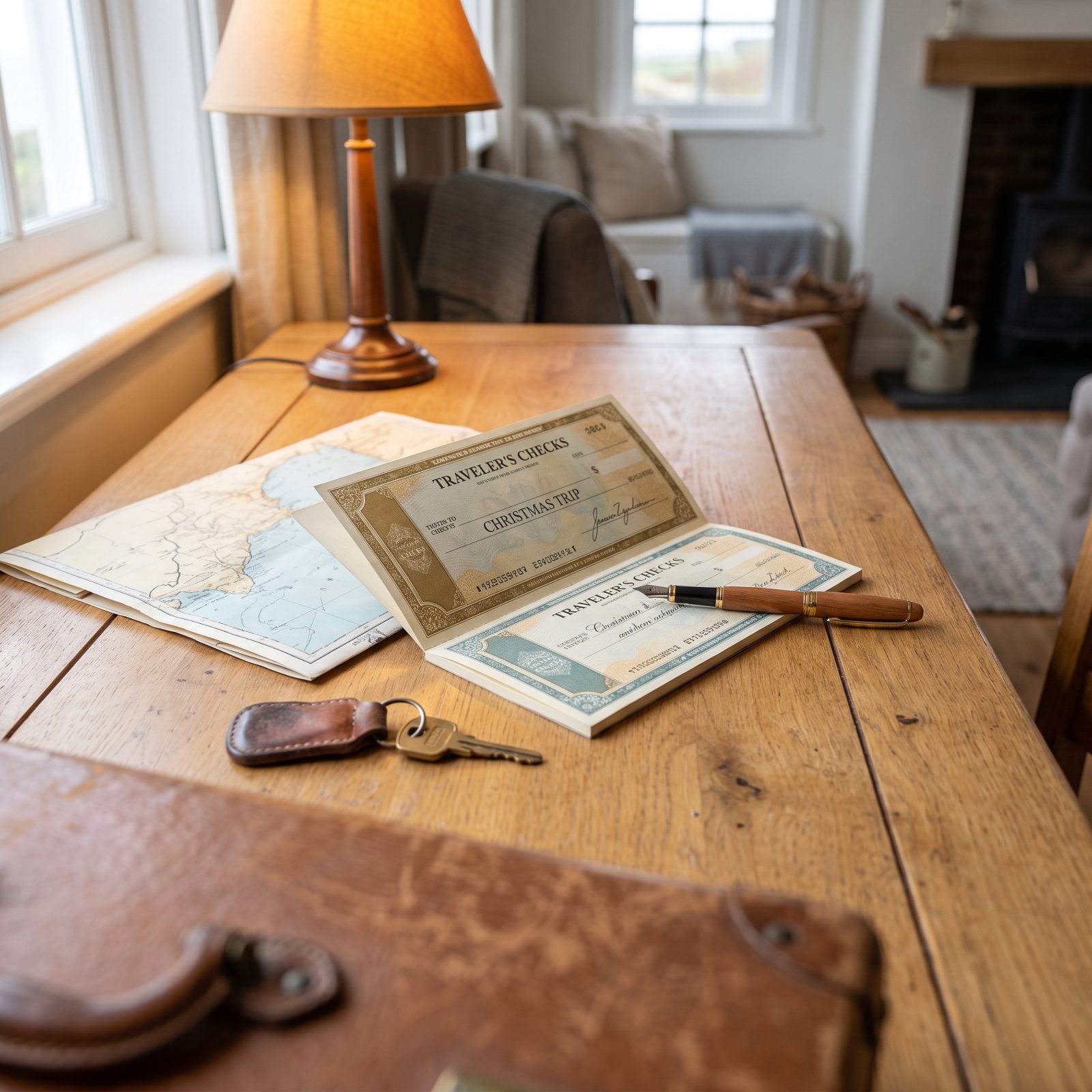 Traveler's Checks for a Christmas Trip